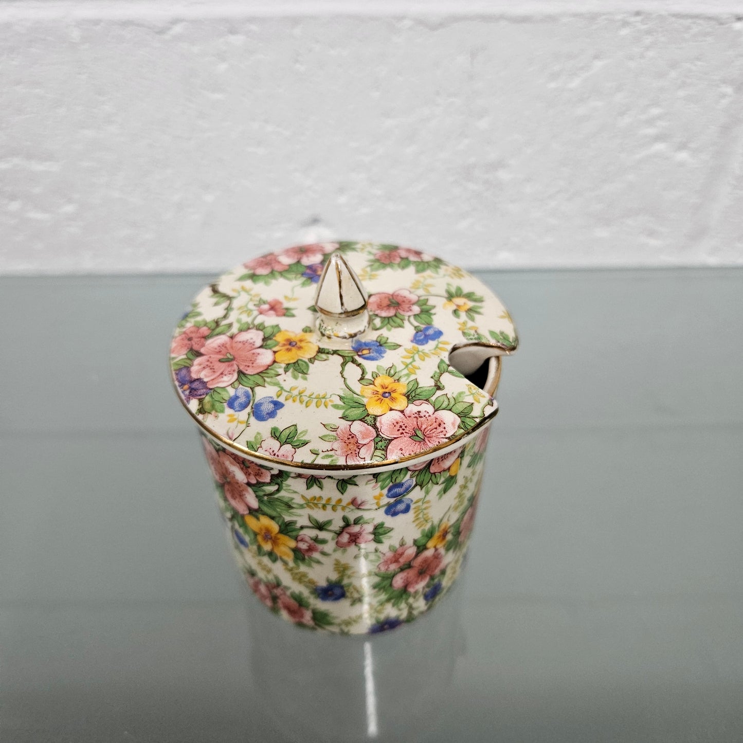 Empire Ware All Over Floral "Maytime" Honey Pot