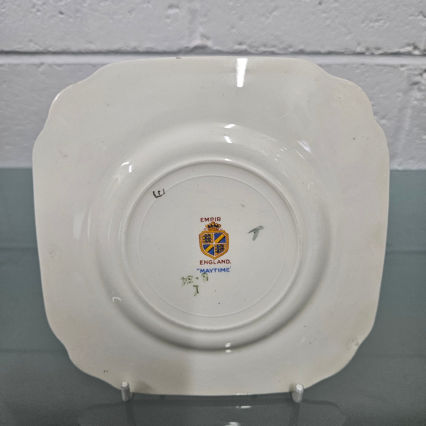 All Over Floral "Empire" Square Plate