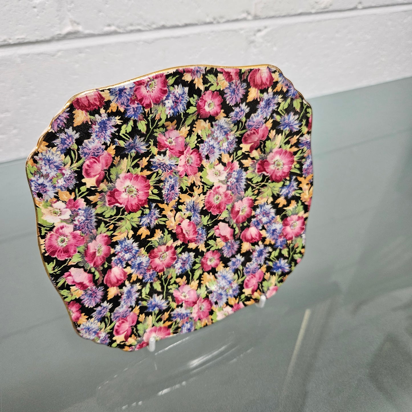 Royal Winton All Over Floral "Majestic" Plate