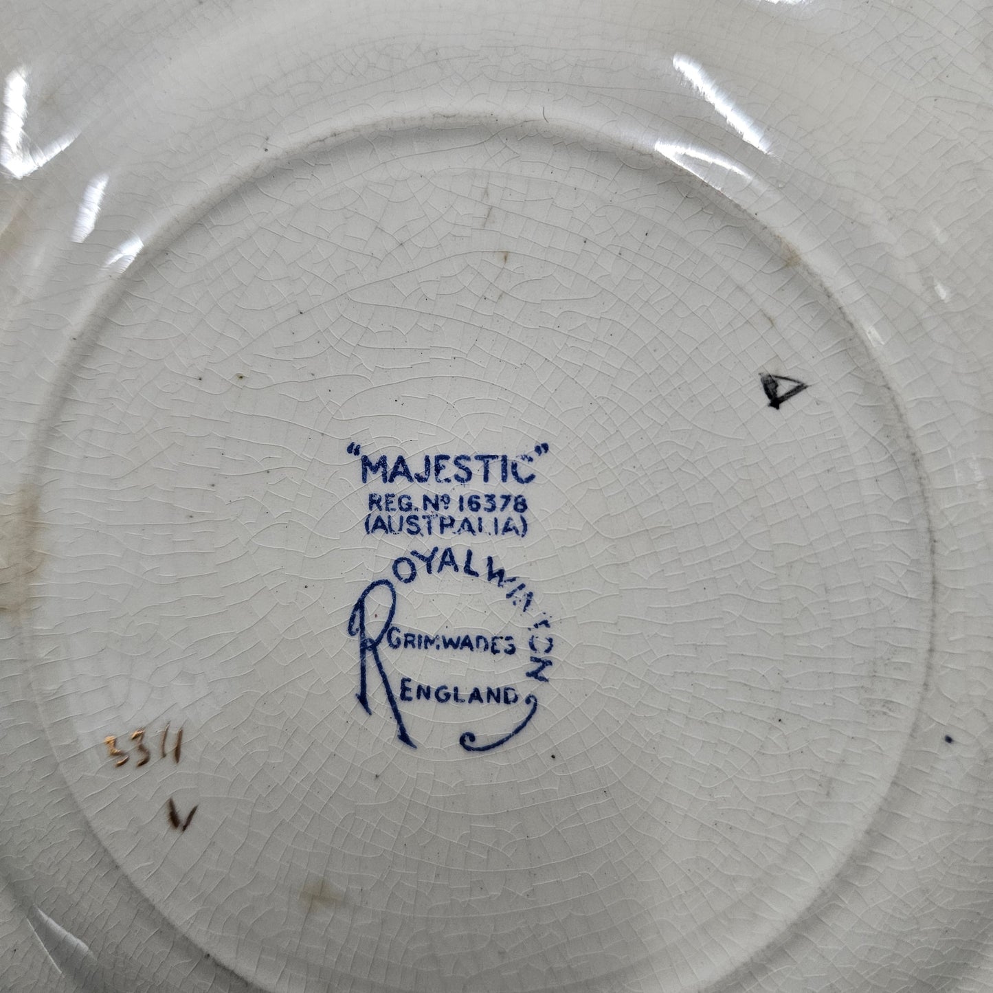 Royal Winton All Over Floral "Majestic" Plate