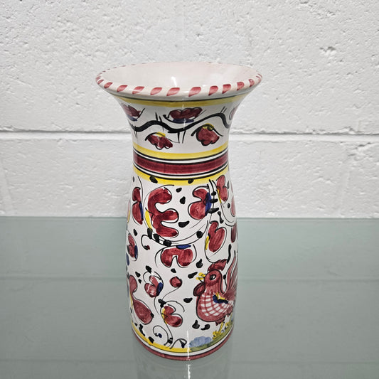 Deruta (Italian) Hand Painted Vase