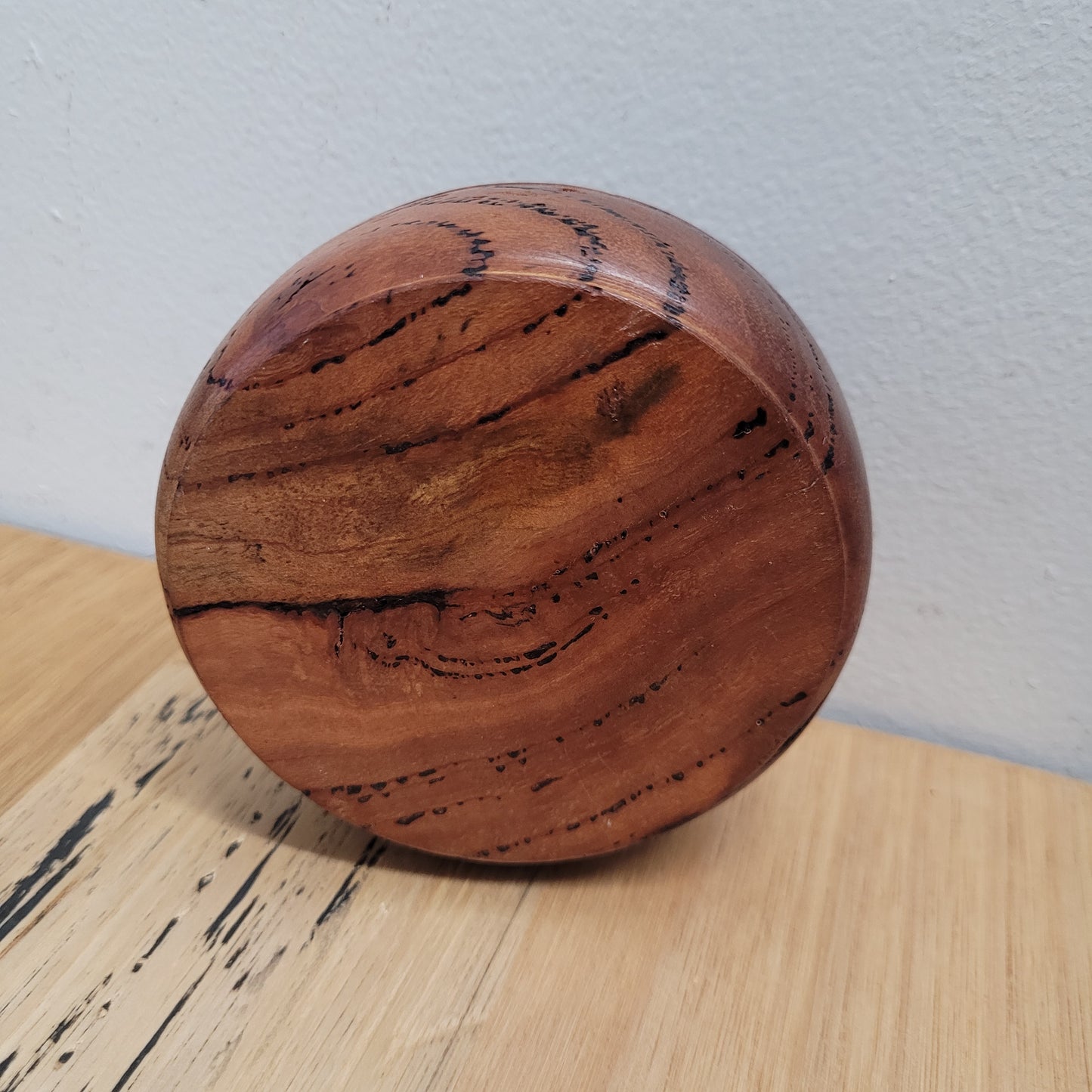 Vintage Walnut & Pewter Lizard Paperweight