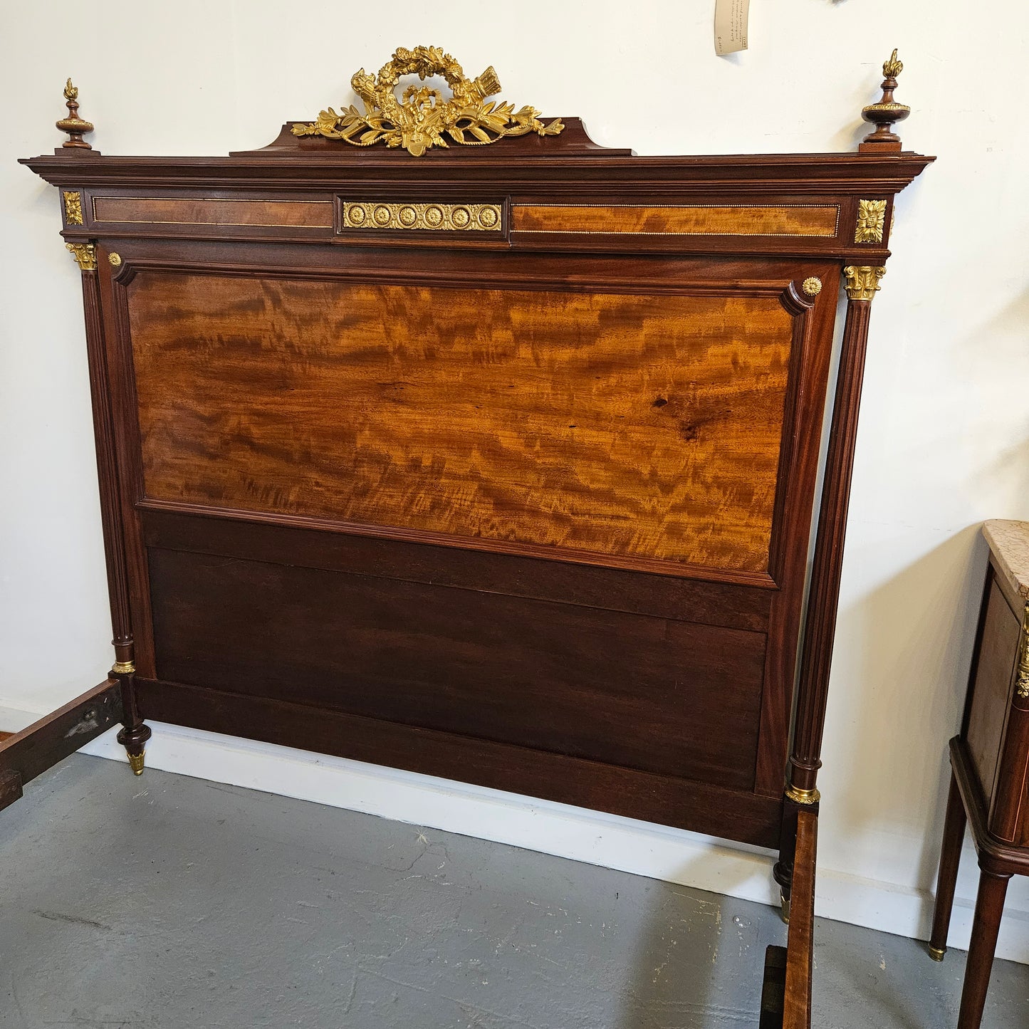 French Louis XV1 Style Double Bed/ Queen Bed