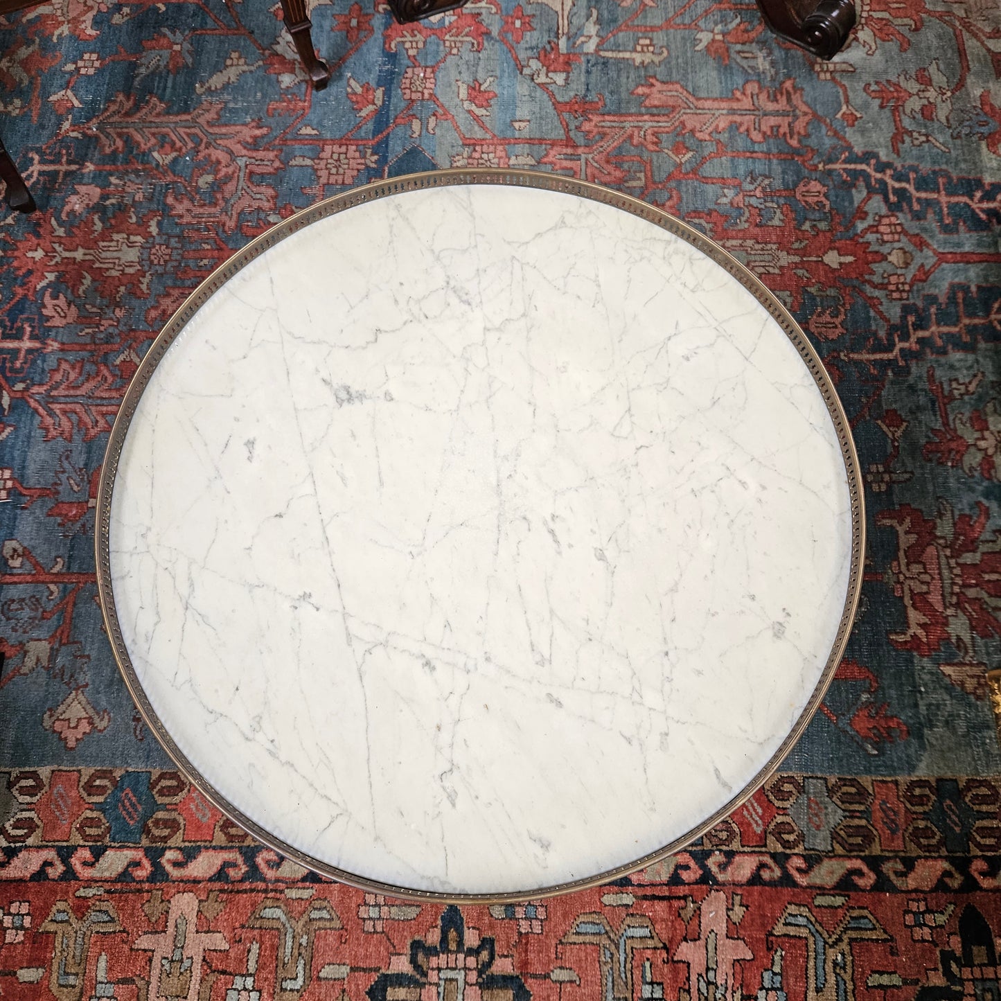French Louis XVI Style Mahogany Bouillotte Table