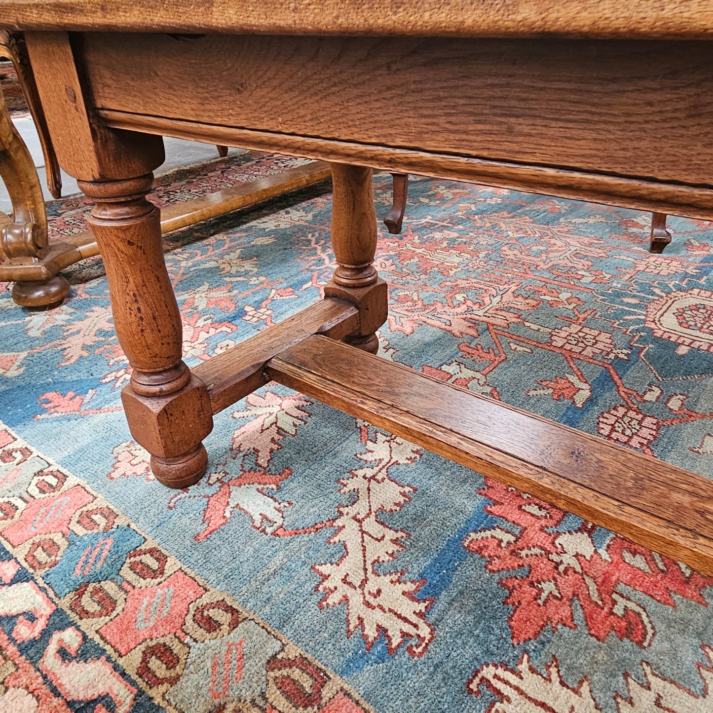 French Oak Coffee Table Of Small Proportions