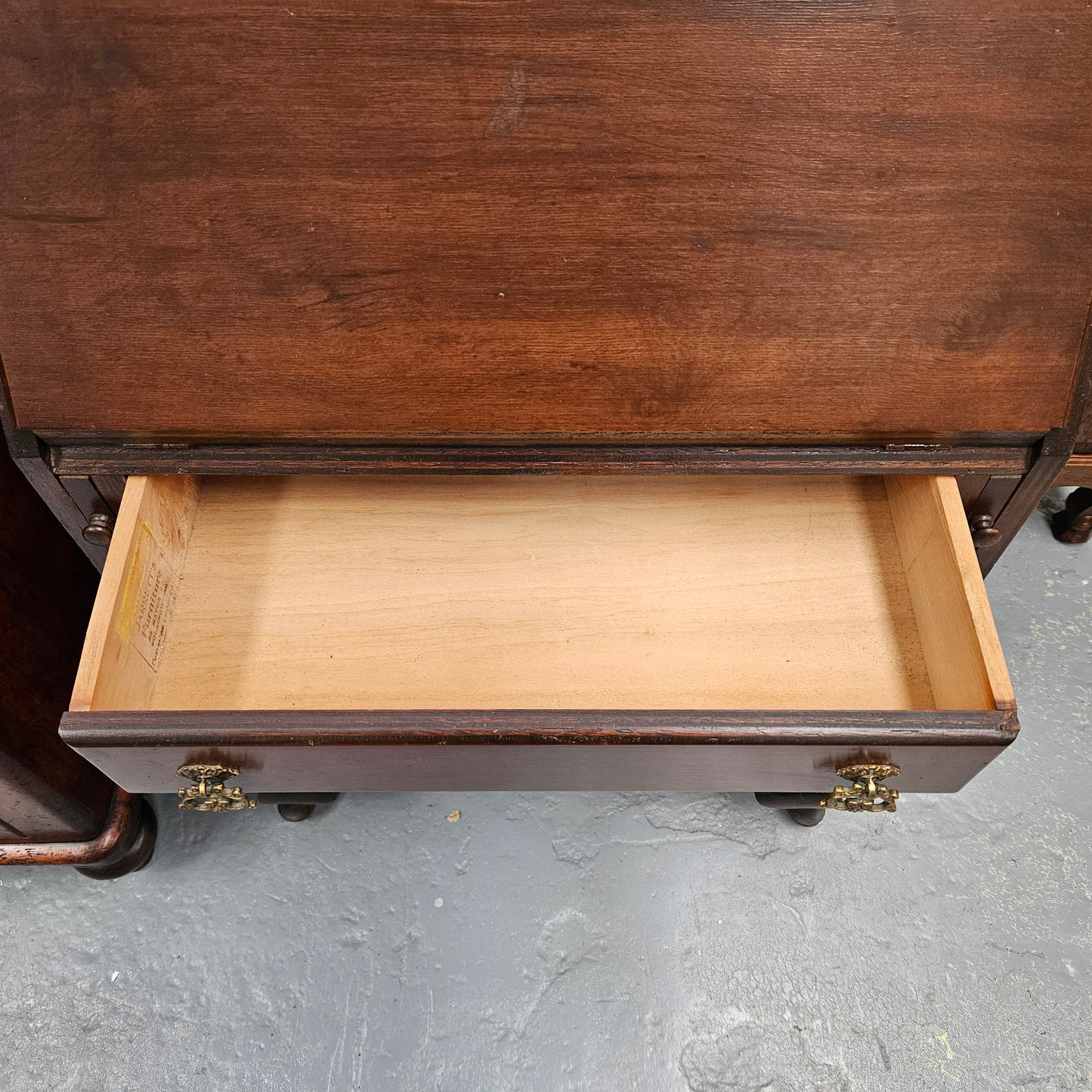 Unique English Mahogany Secretaire