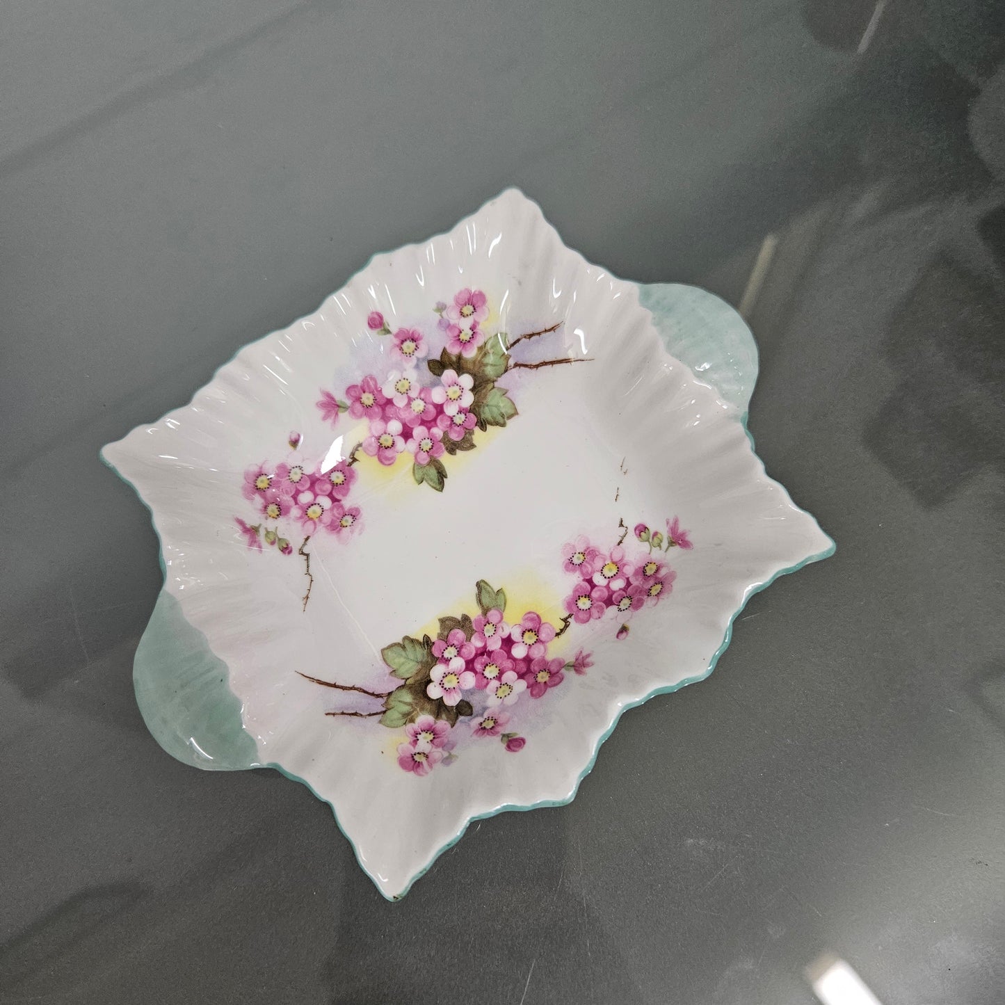 Floral Design Shelley Dish