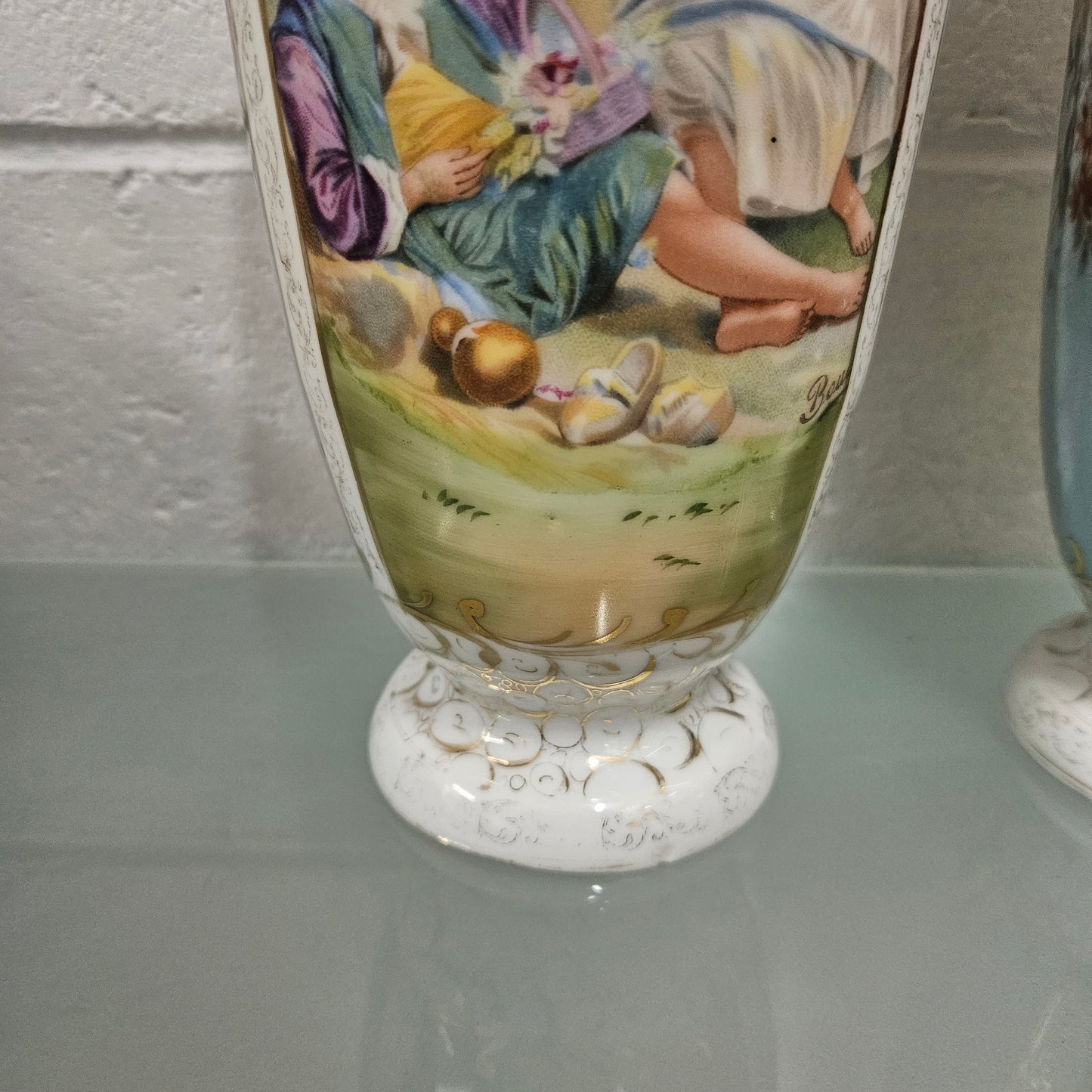 Lovely Pair Of Antique Vases