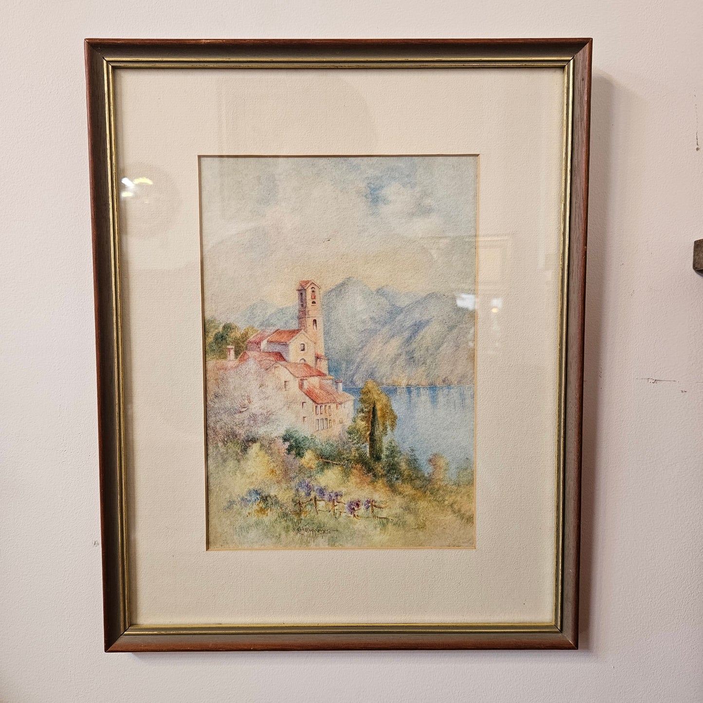Signed Watercolour Framed