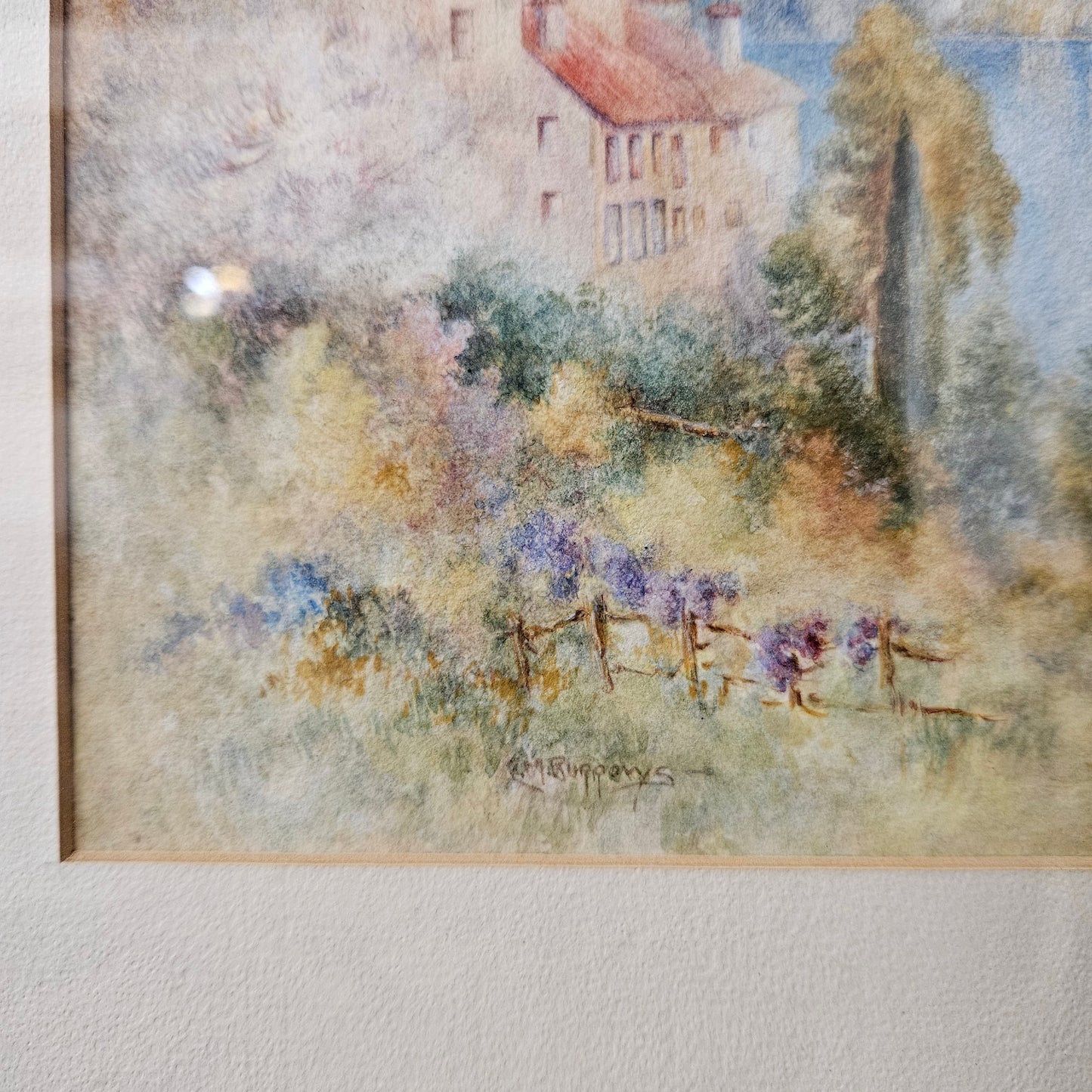 Signed Watercolour Framed