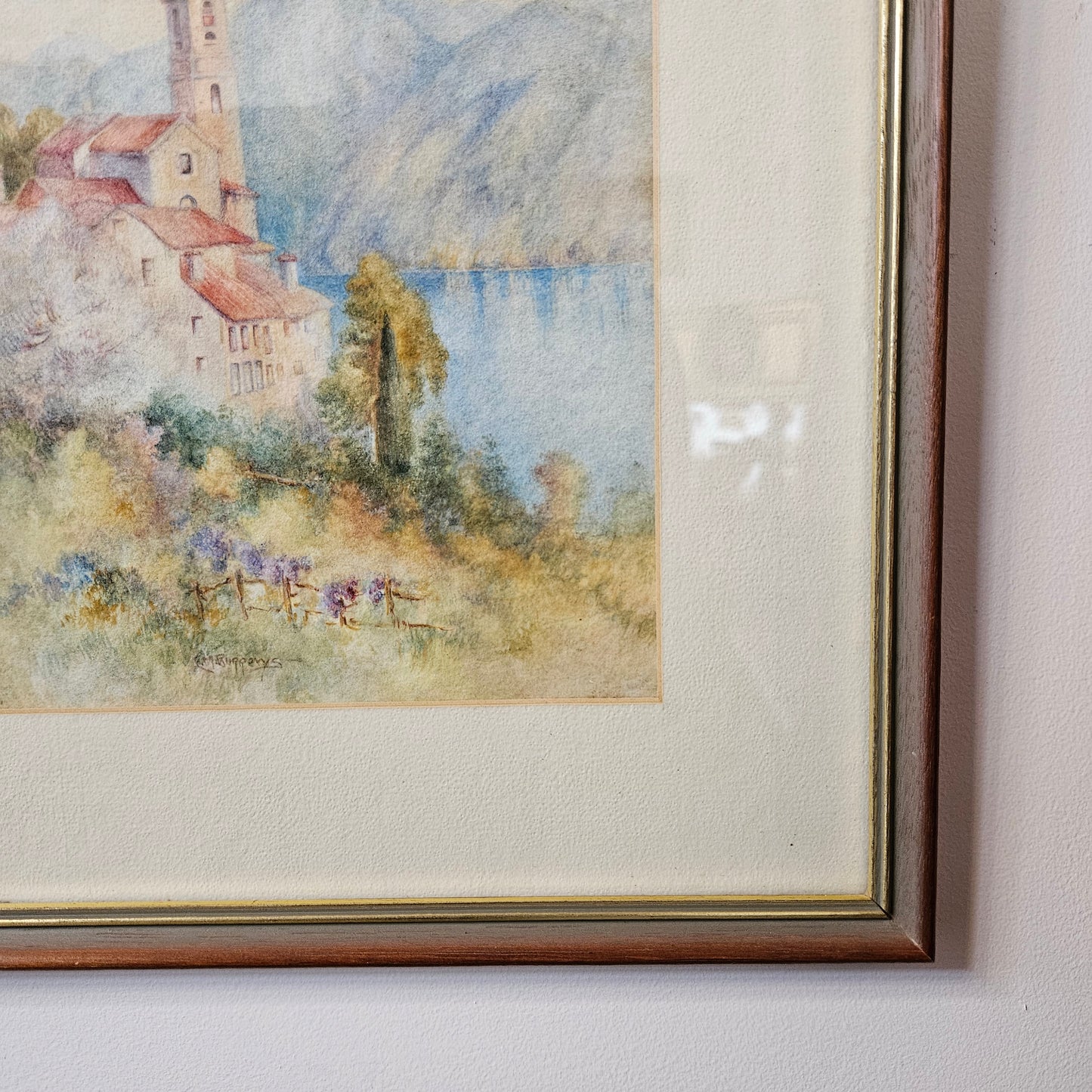 Signed Watercolour Framed