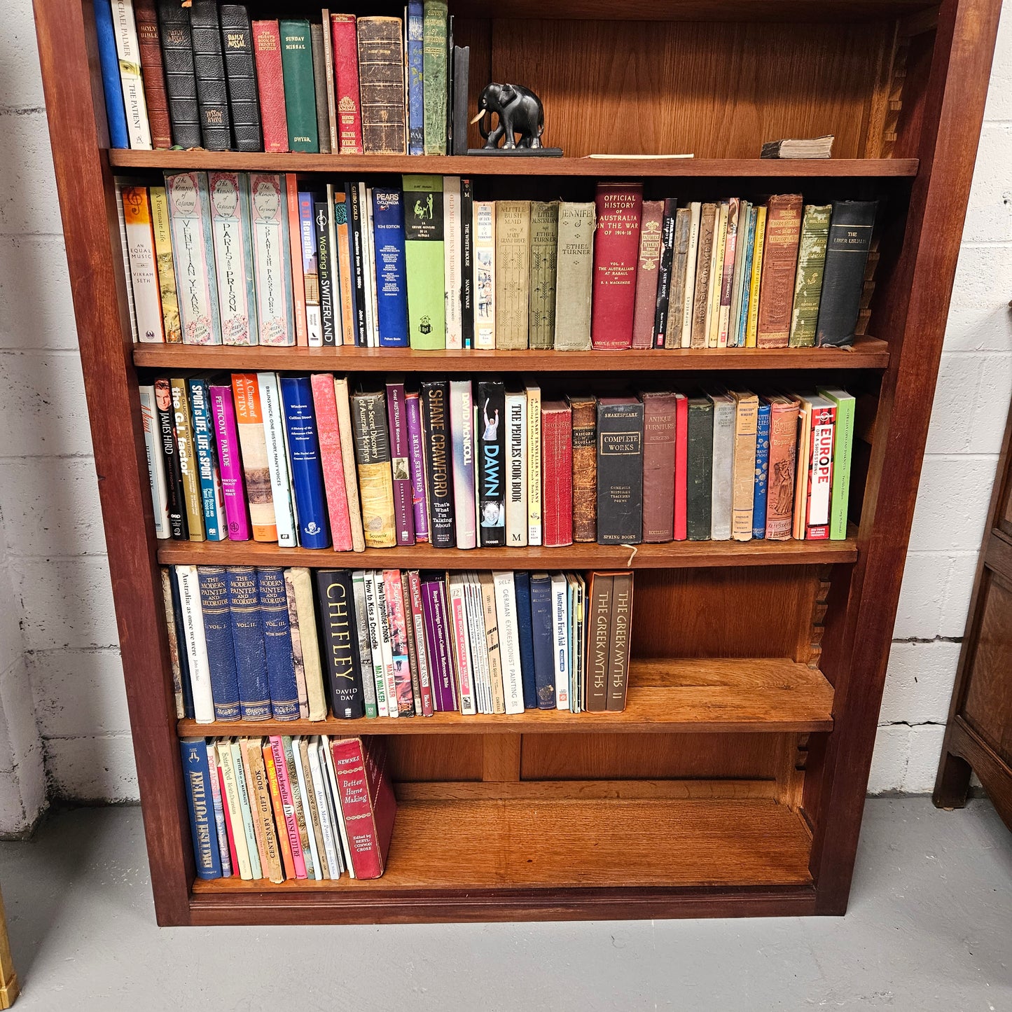 Unique Pair of Walnut Arts and Crafts Free-Standing Bookcases