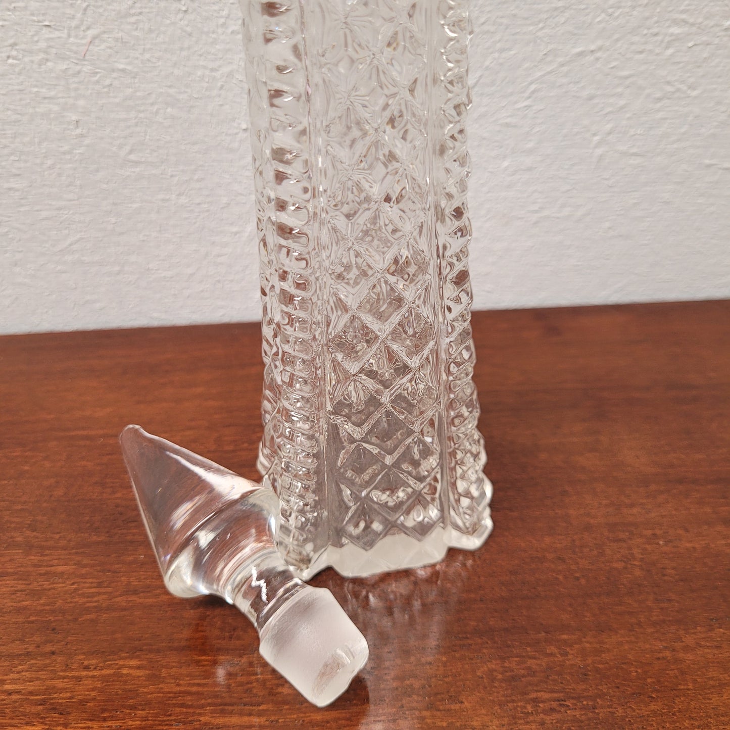 Antique English Silver & Glass Perfume Bottle