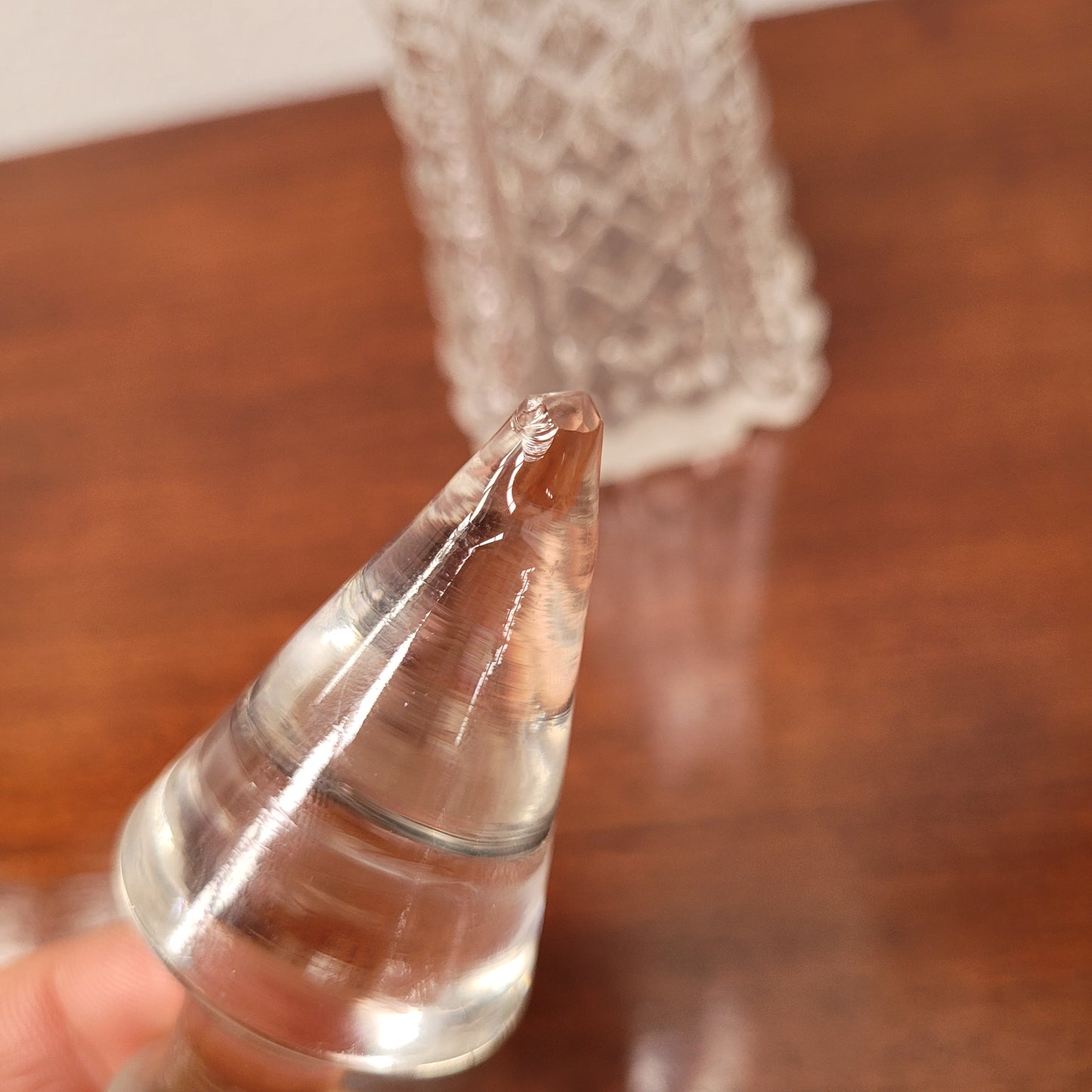 Antique English Silver & Glass Perfume Bottle