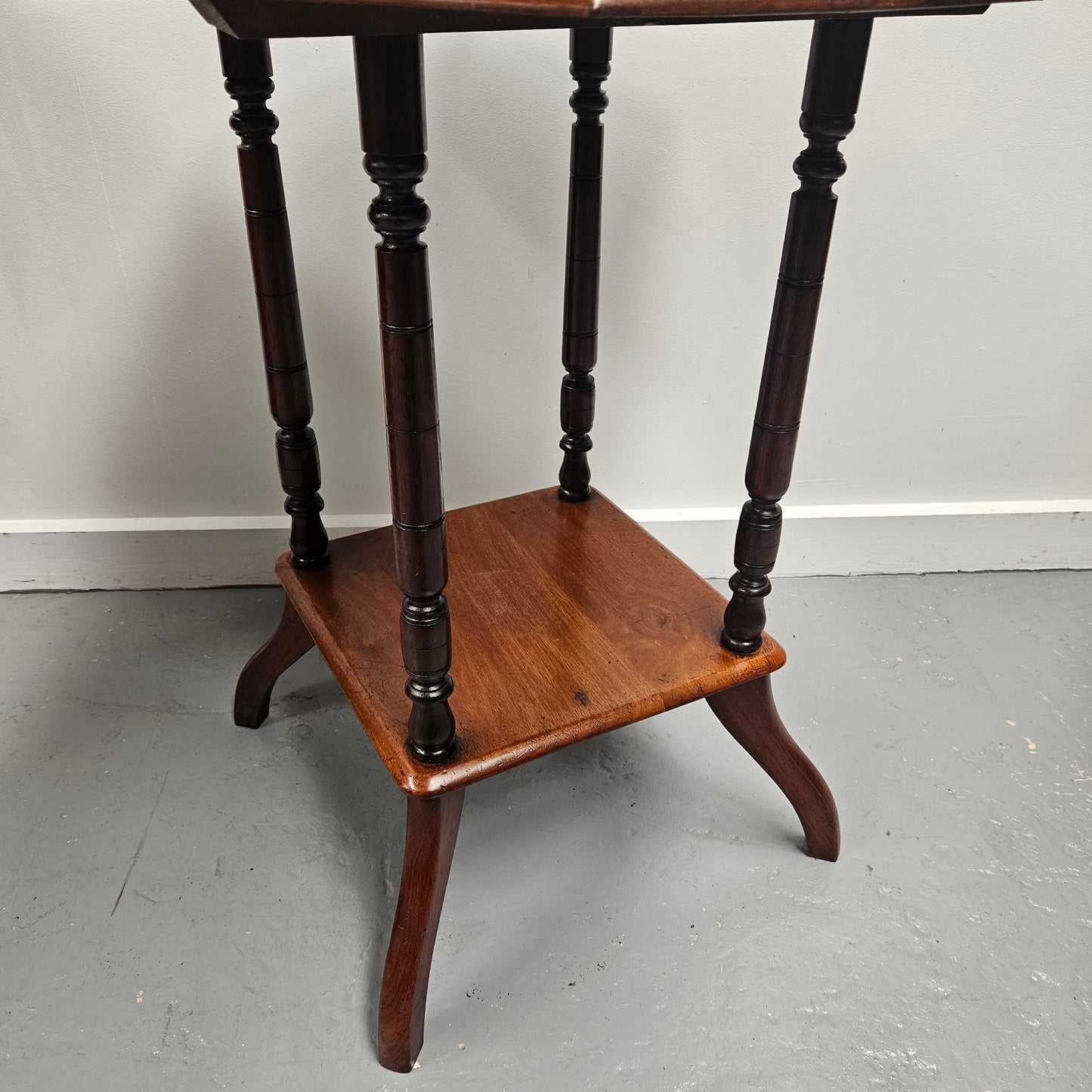 Edwardian Figured Walnut Side Table
