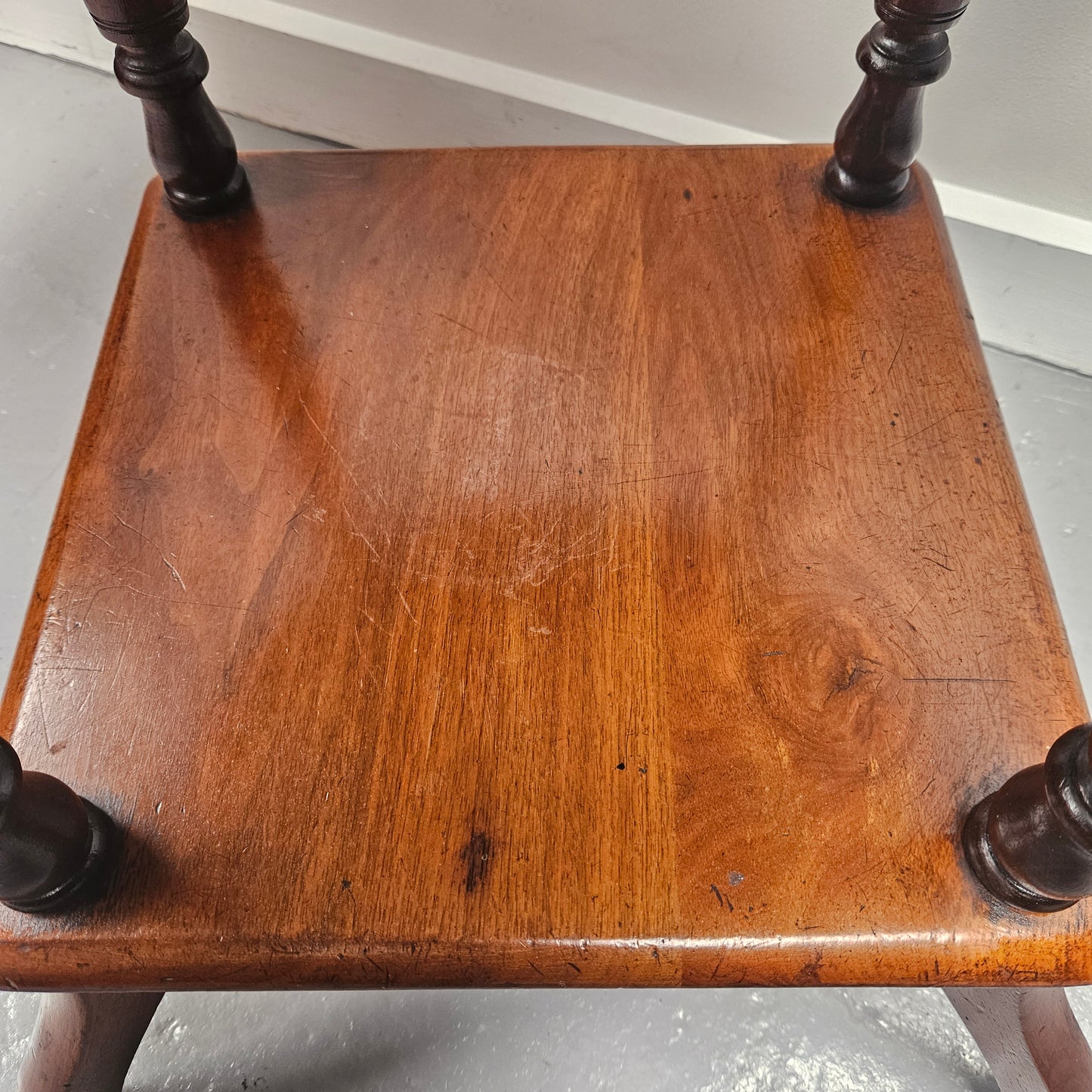 Edwardian Figured Walnut Side Table