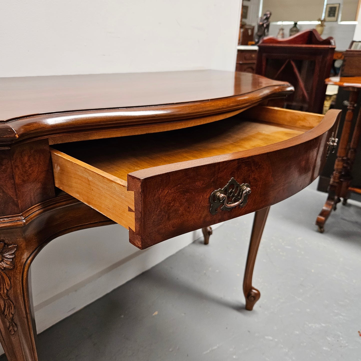 French Provincial Style Antique Console Table