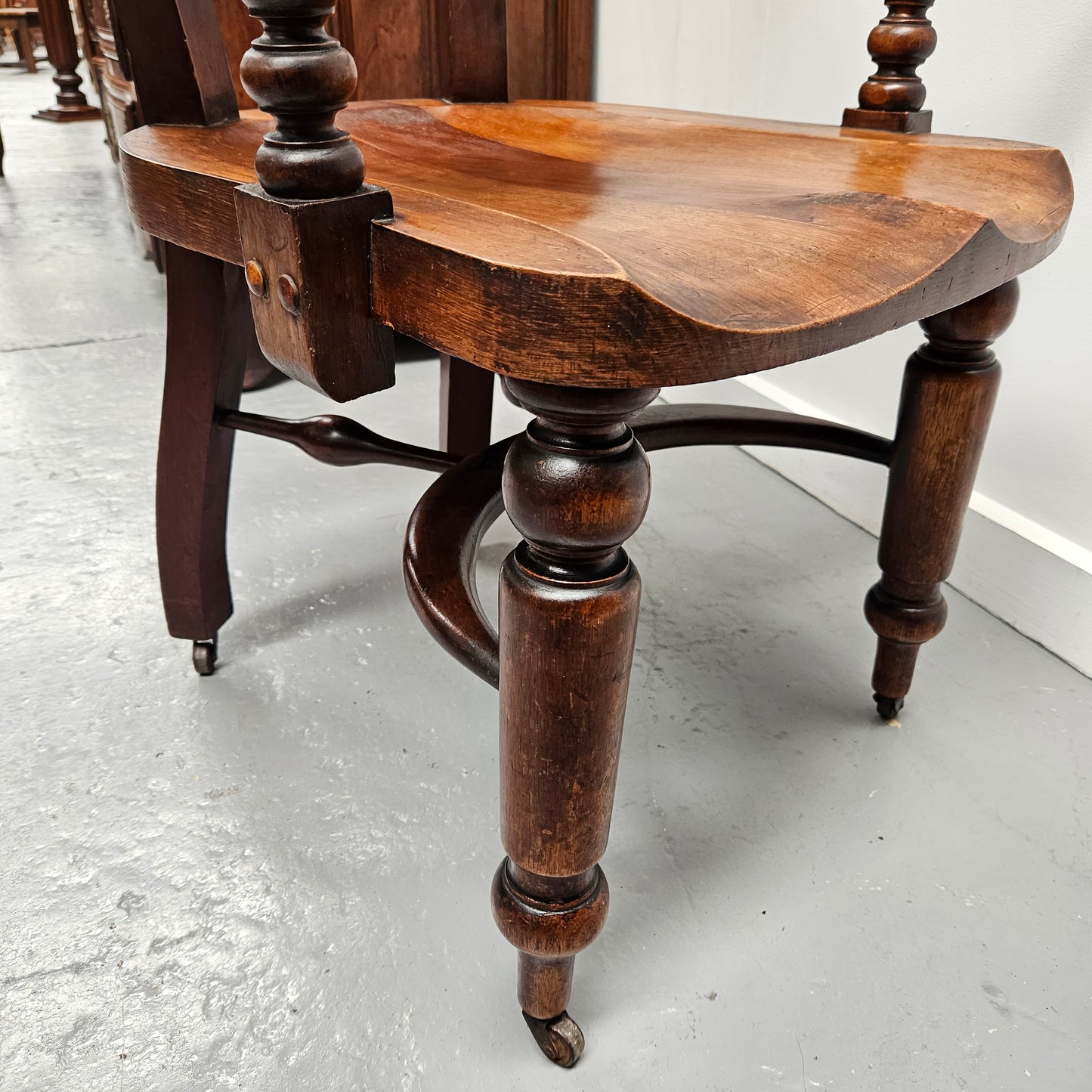 Mahogany Desk/Arm Chair