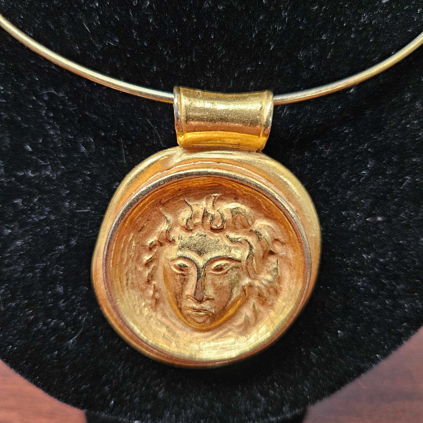 Rare Vintage Bruce Oldfield Portrait Pendant