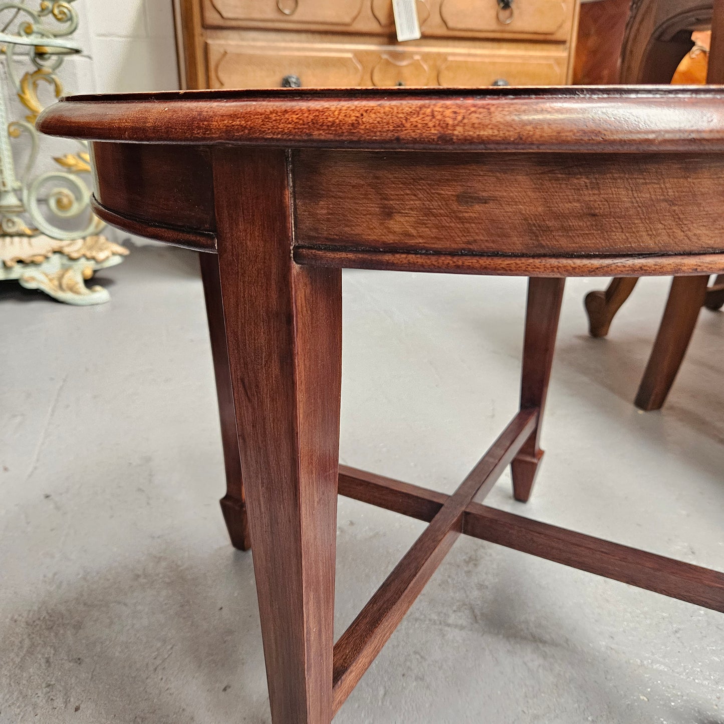 Mahogany Round Coffee Table
