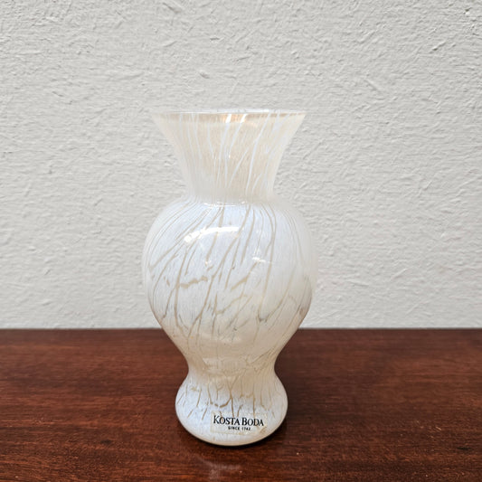 Kosta Boda Vase with crackle glaze