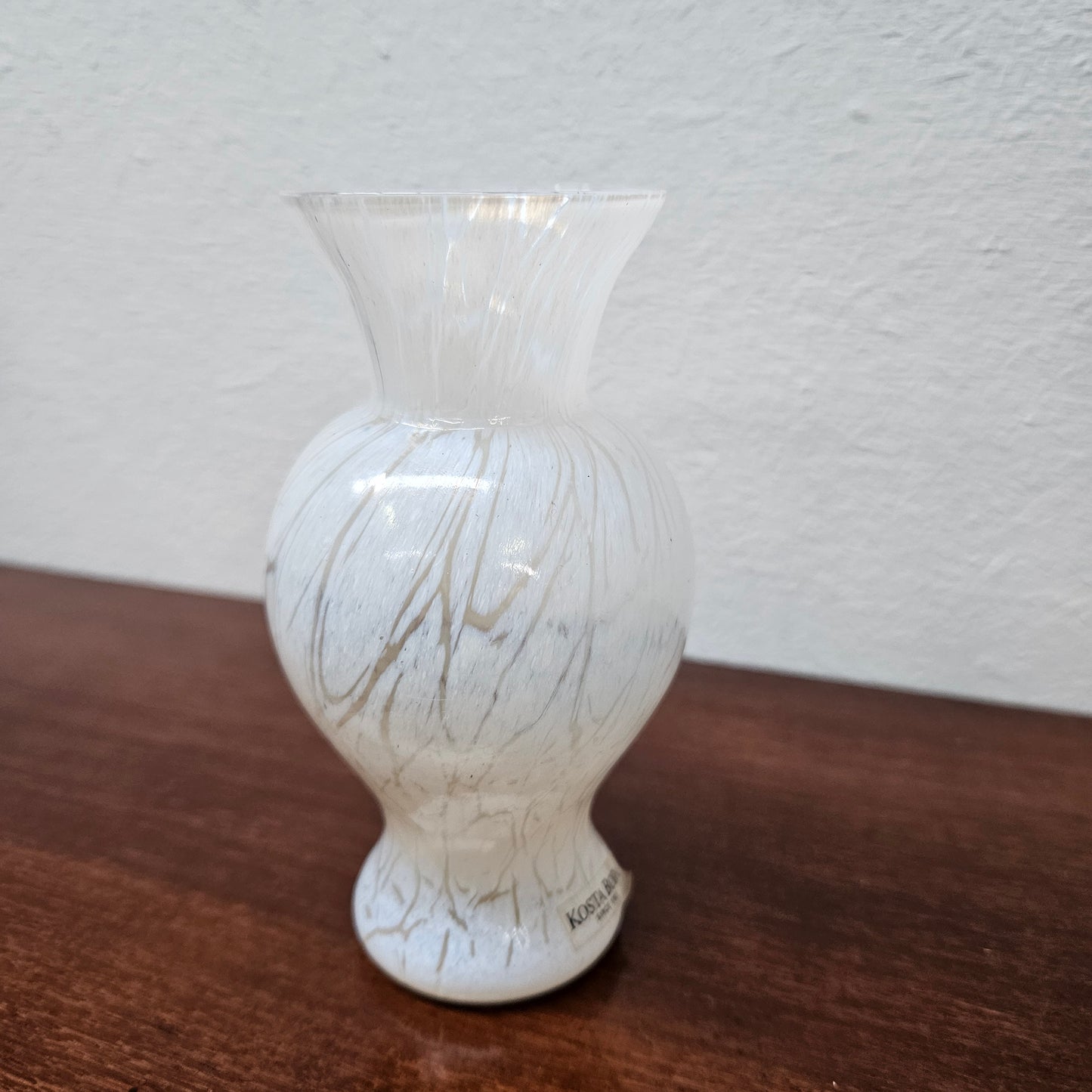 Kosta Boda Vase with crackle glaze