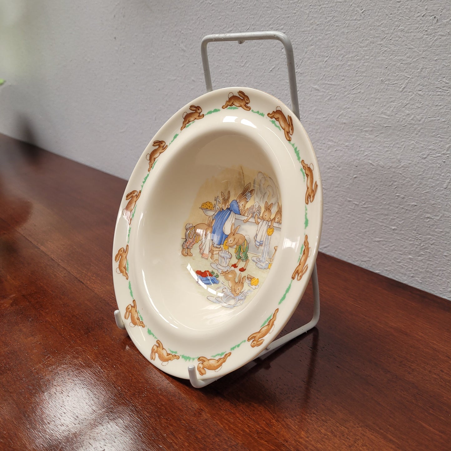 Royal Doulton Vintage Ceramic Bunnykins Bowl