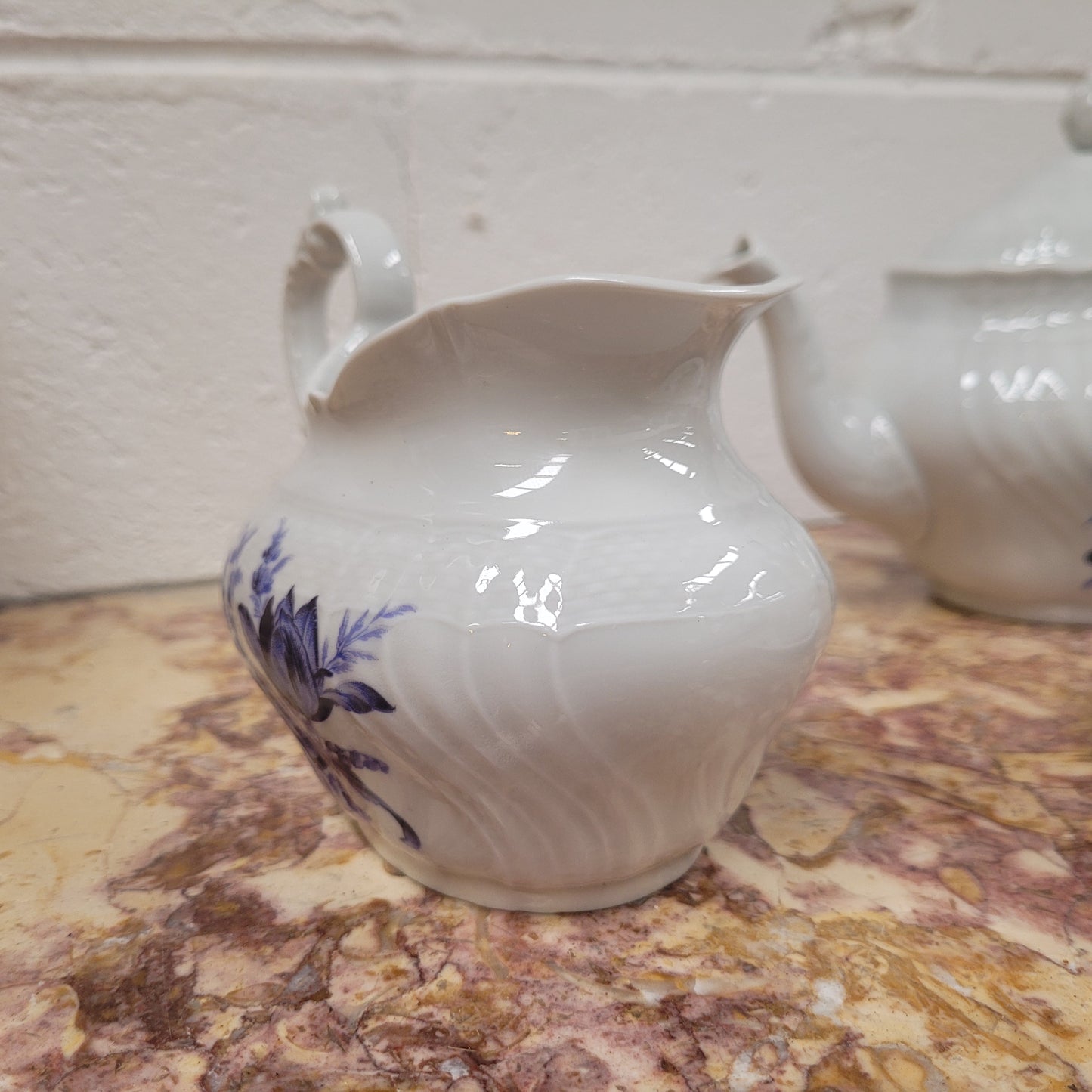 Vintage Ginori Tea Set for Two People