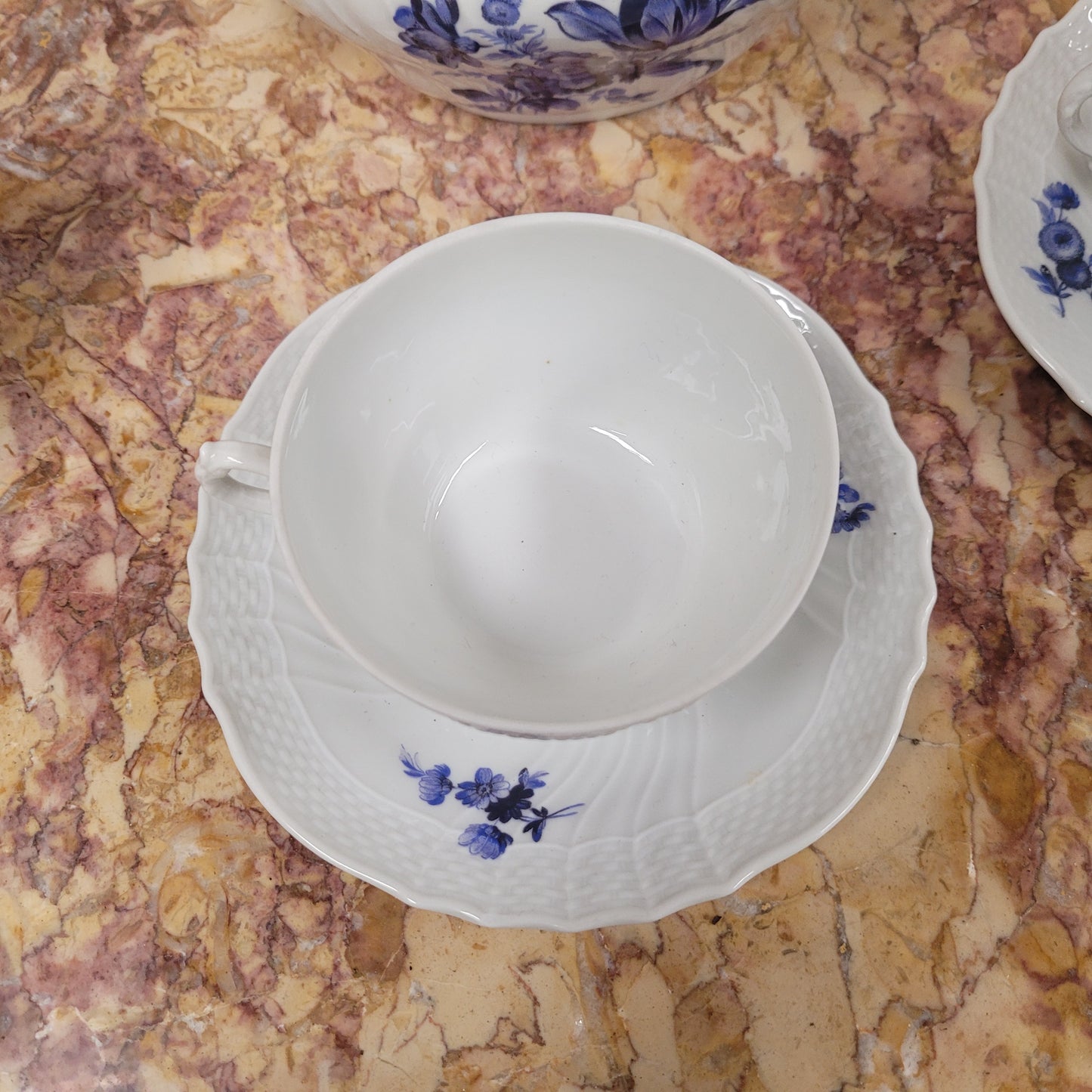 Vintage Ginori Tea Set for Two People