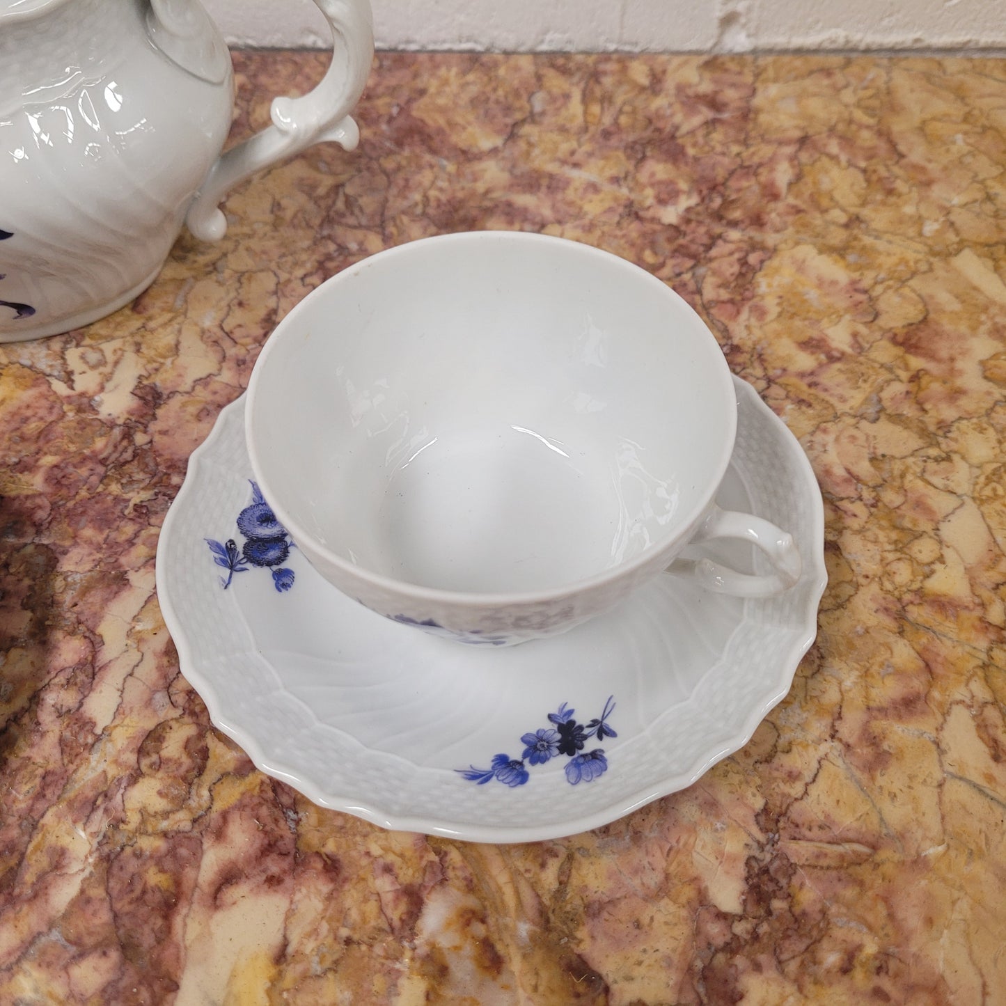 Vintage Ginori Tea Set for Two People