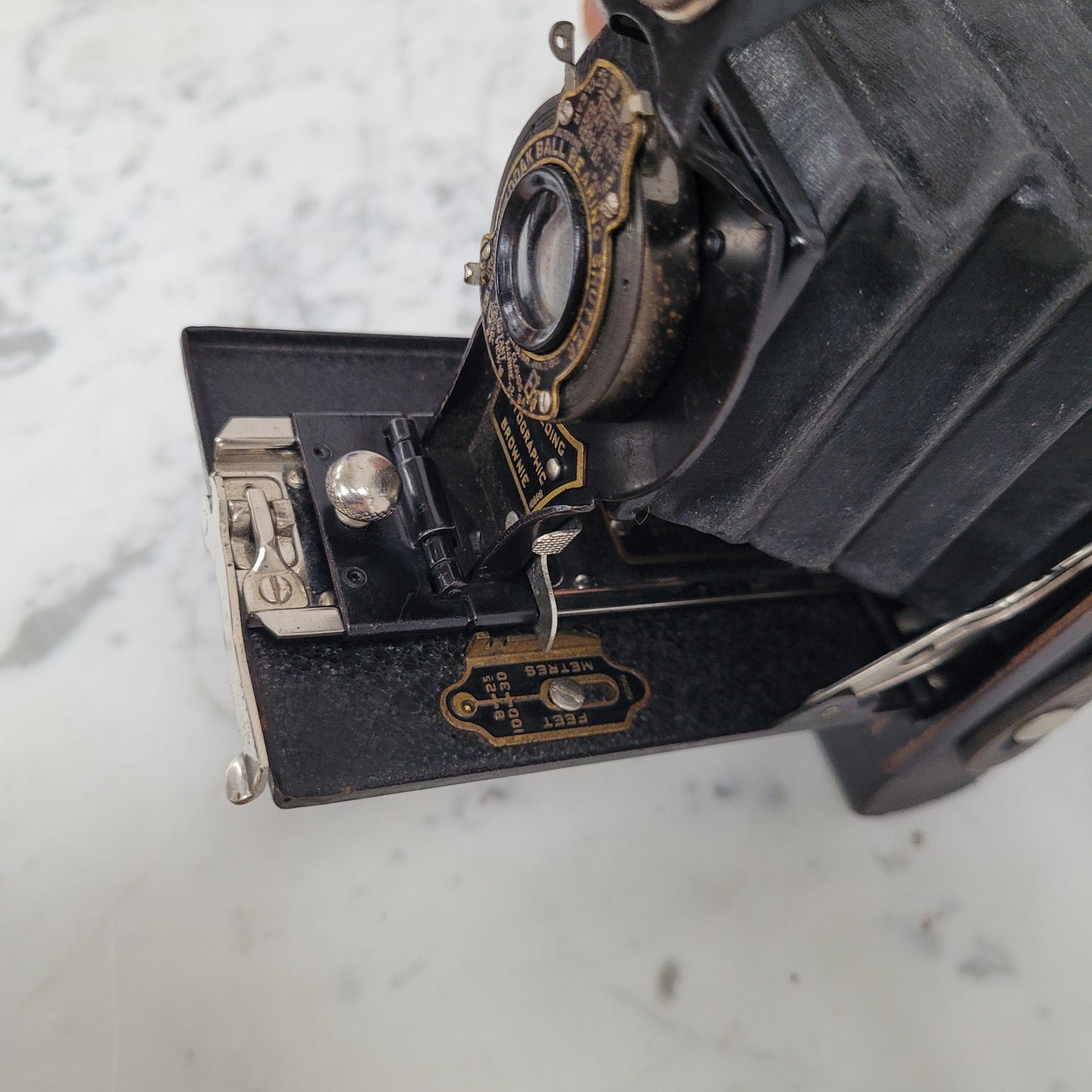 Kodak No 2 Folding Autographic Camera With Leather Case