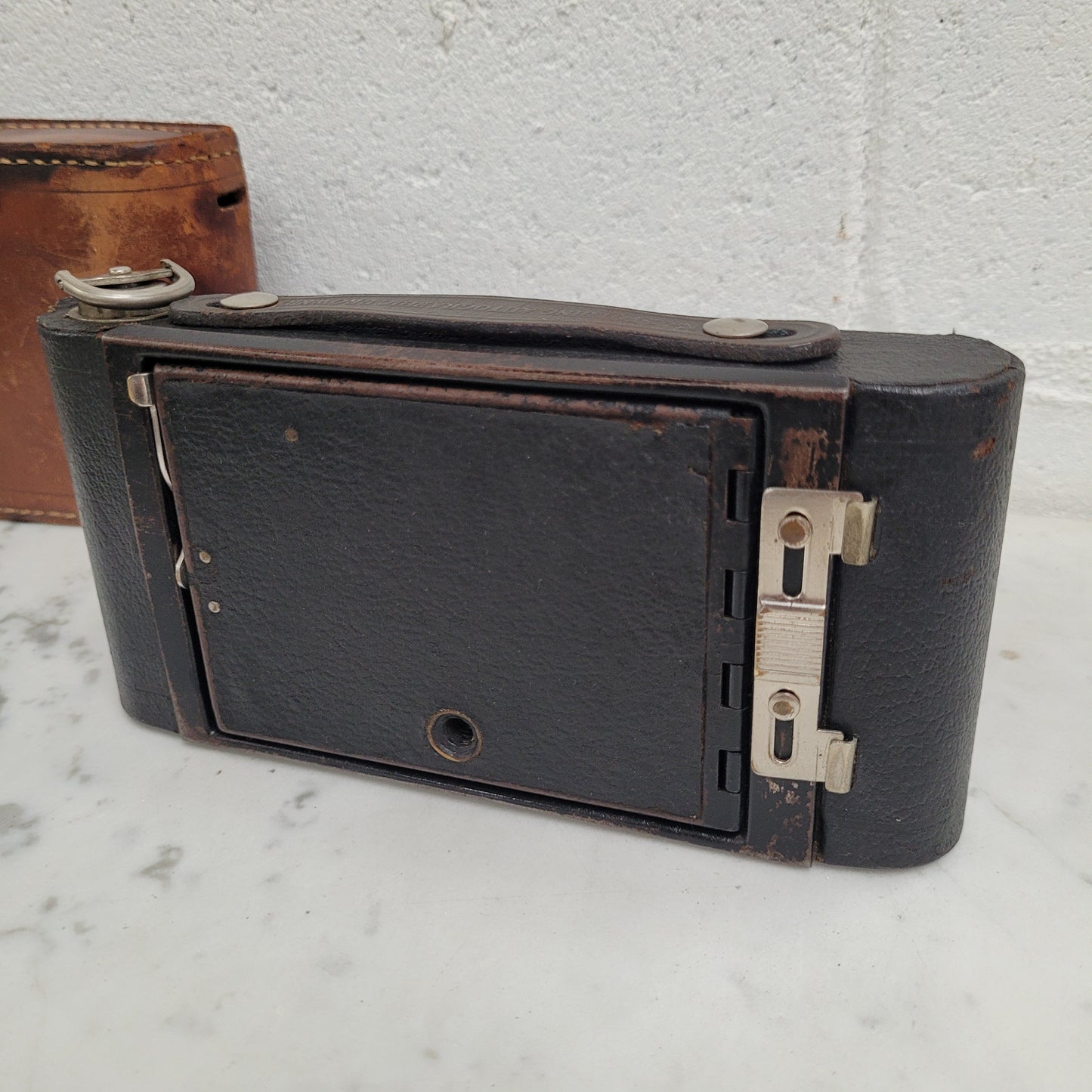 Kodak No 2 Folding Autographic Camera With Leather Case