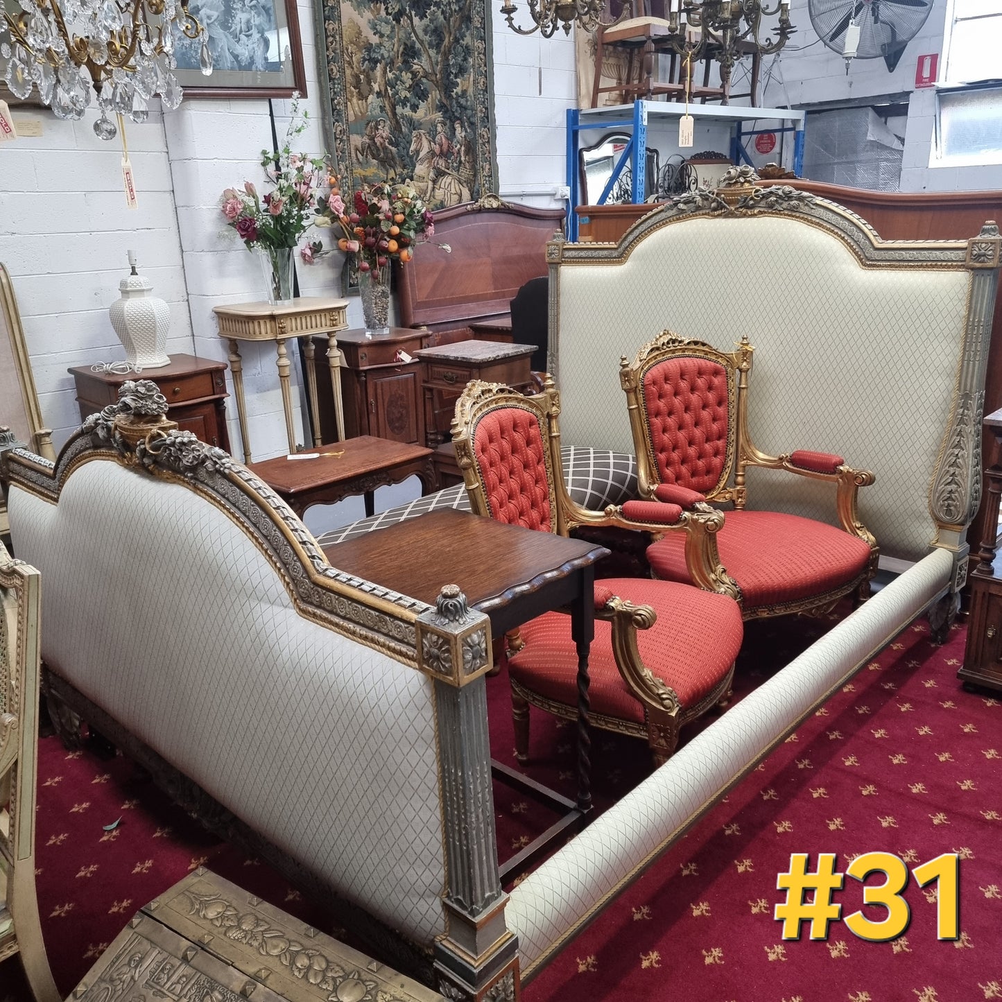 Range Of Unrestored Antique French Beds In stock
