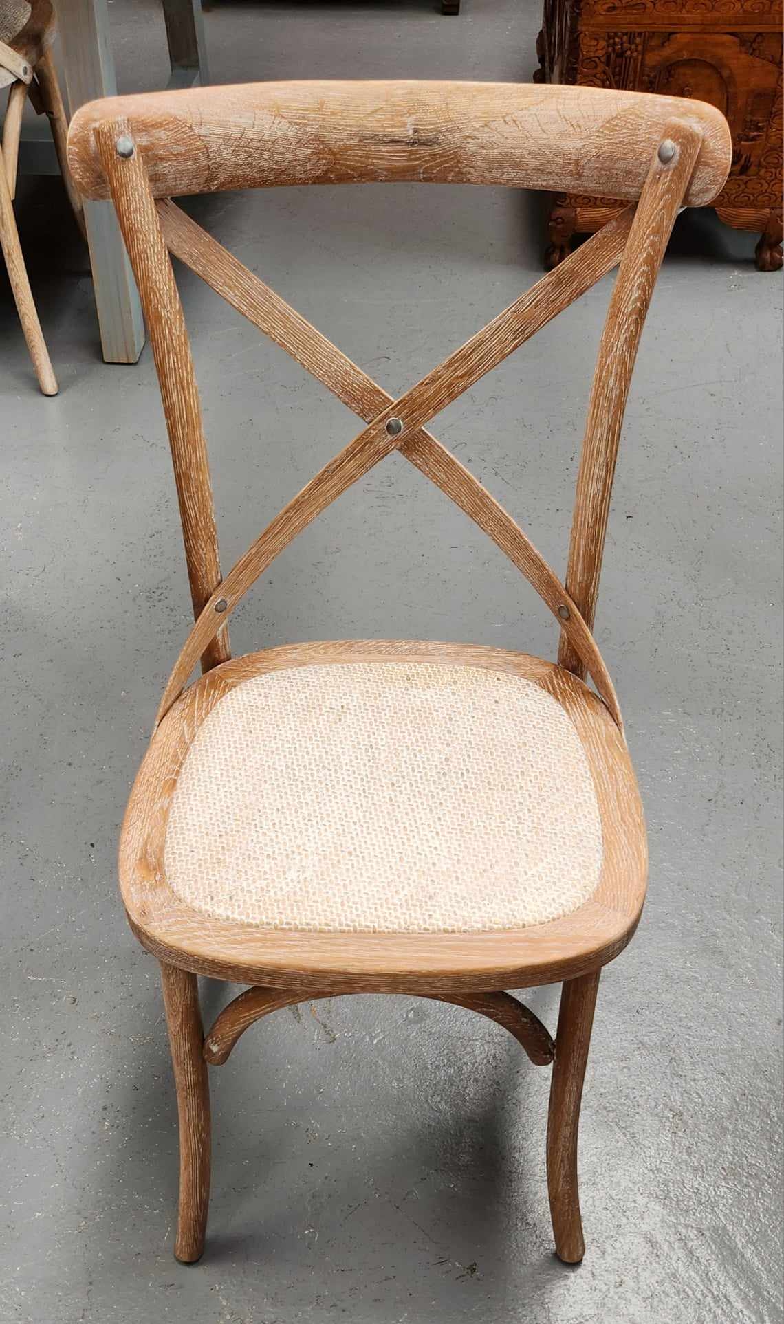 Oak White Washed Cottage Style Chairs