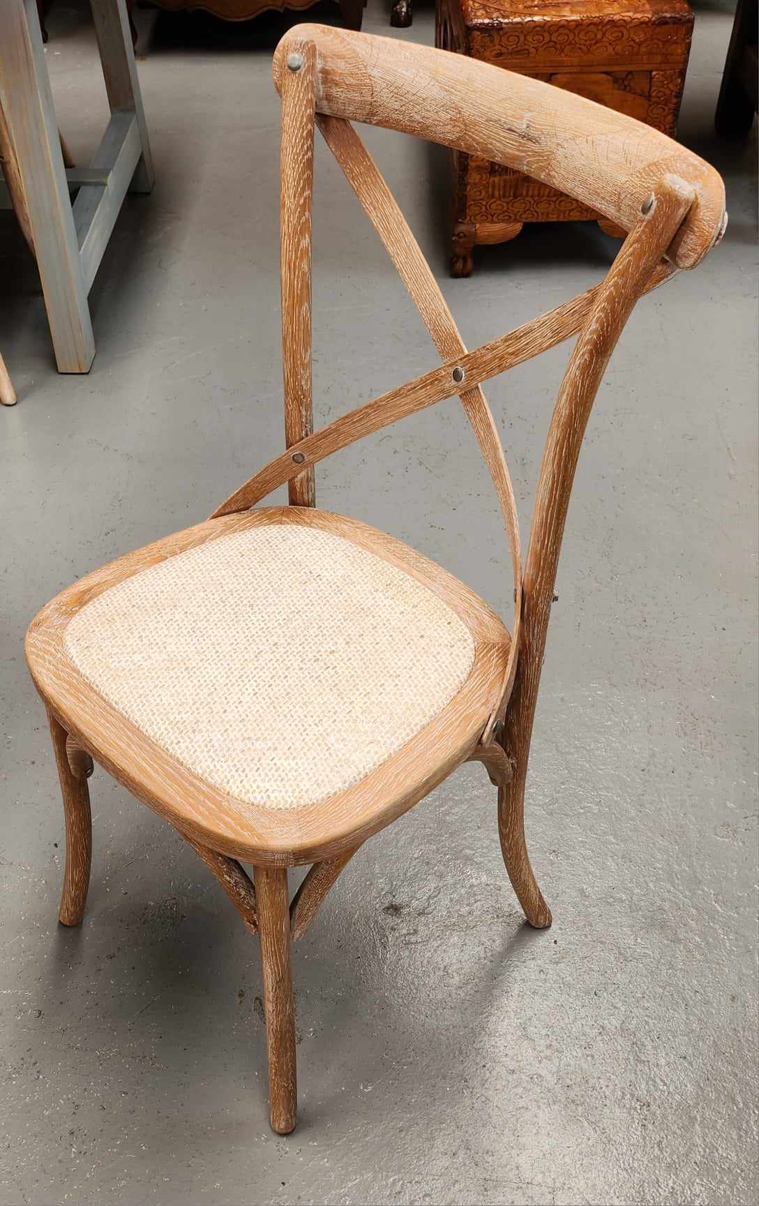 Oak White Washed Cottage Style Chairs