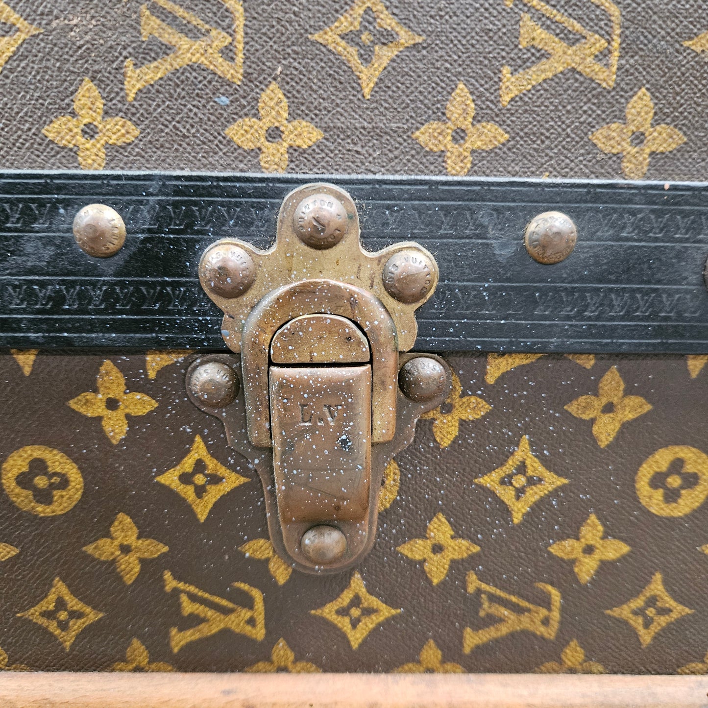 Antique Louis Vuitton Special Order Wardrobe/Steamer Trunk