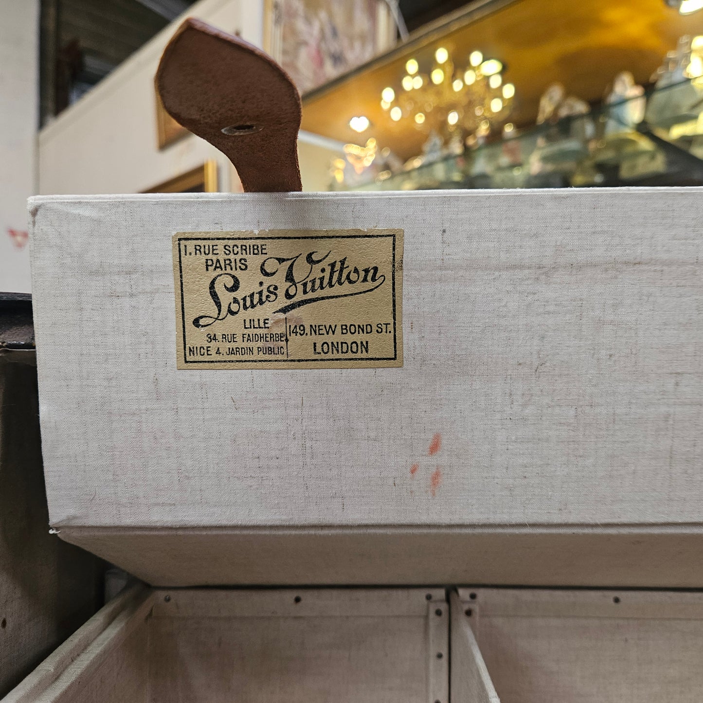 Antique Louis Vuitton Special Order Wardrobe/Steamer Trunk