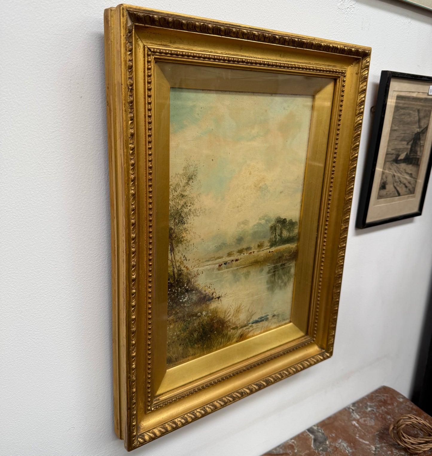 Beautiful Pair of Framed Signed Landscape Oil Paintings