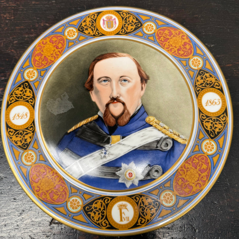 Bing & Grondahl Plate Of Kong Frederik VII