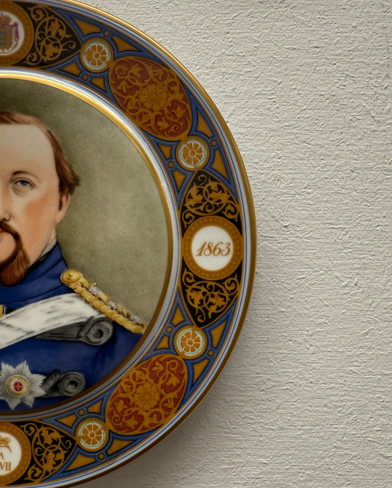 Bing & Grondahl Plate Of Kong Frederik VII