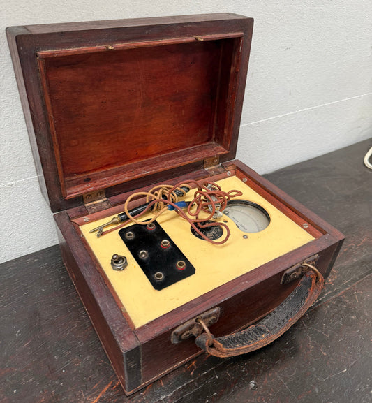 Fabulous Vintage Voltmeter in an Australian Cedar Case