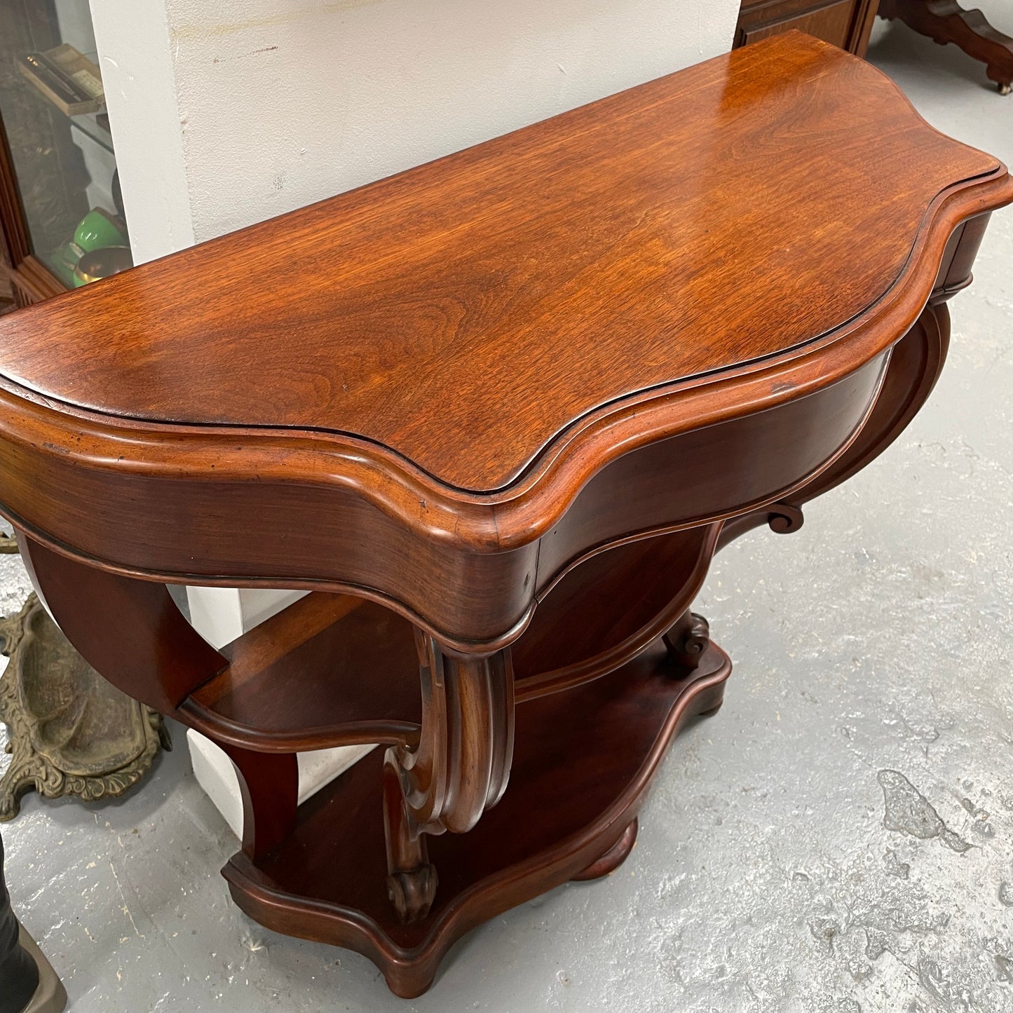 French 19th Century Louis XVI Style Mahogany Console Table
