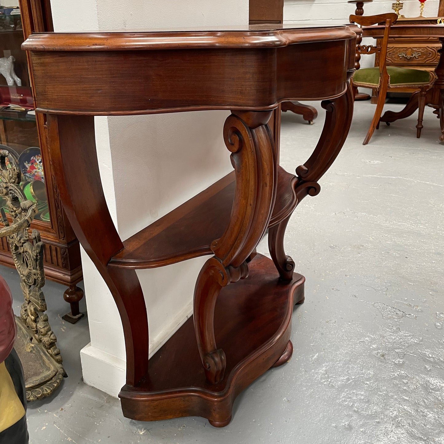 French 19th Century Louis XVI Style Mahogany Console Table