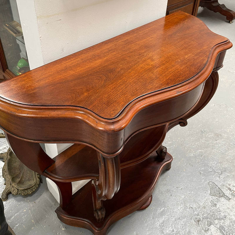 French 19th Century Louis XVI Style Mahogany Console Table