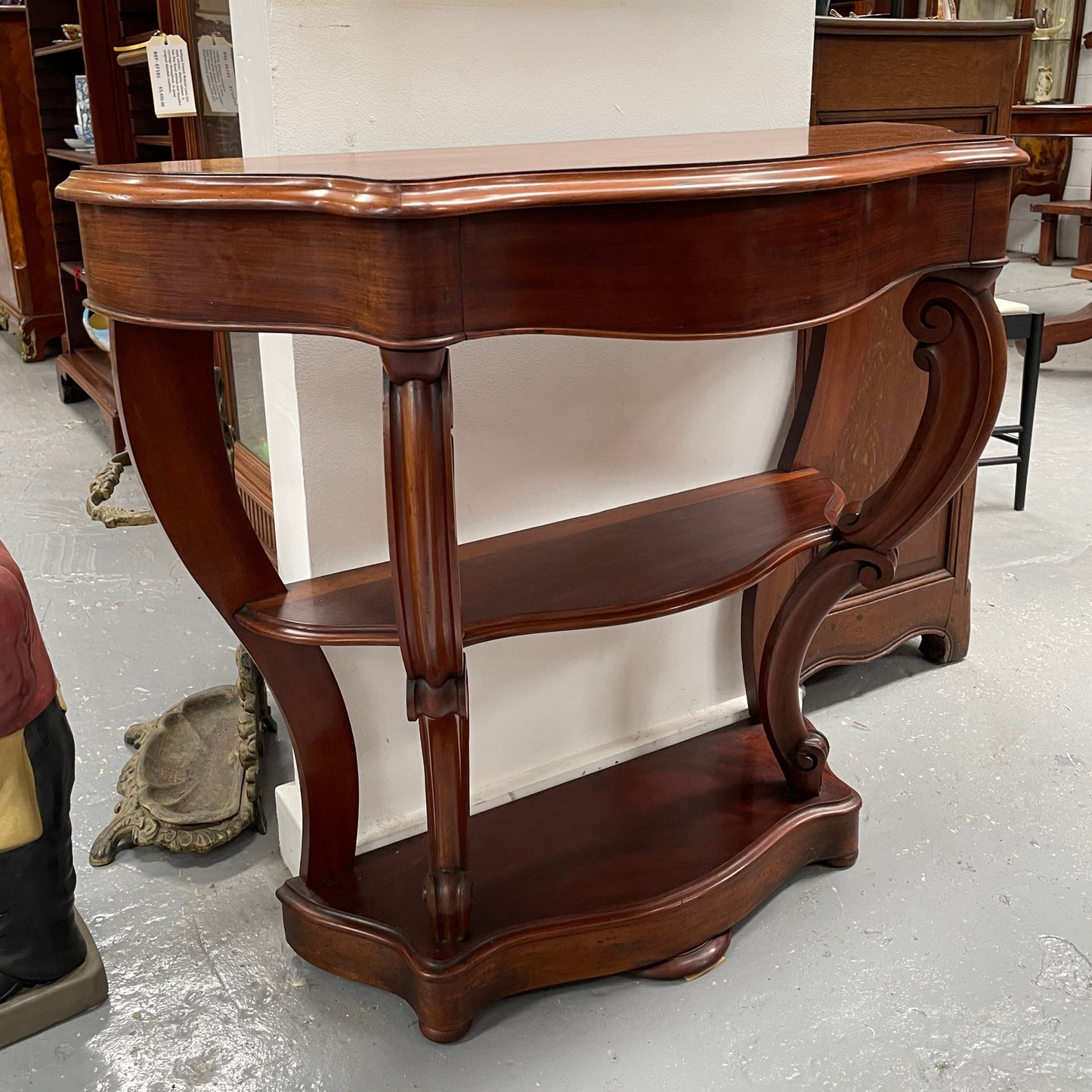 French 19th Century Louis XVI Style Mahogany Console Table