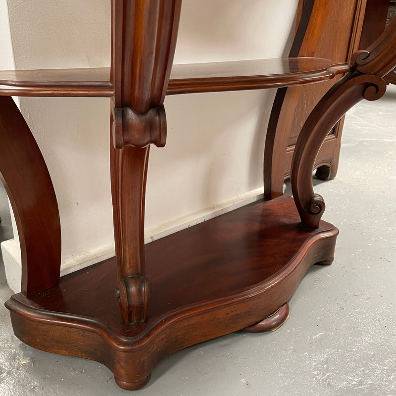 French 19th Century Louis XVI Style Mahogany Console Table
