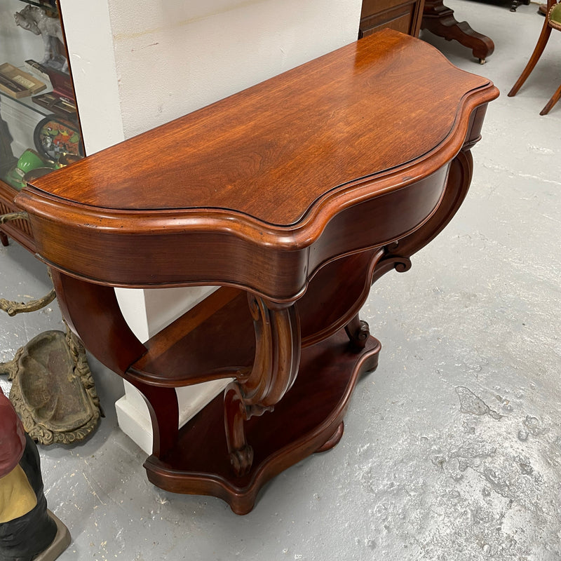 French 19th Century Louis XVI Style Mahogany Console Table
