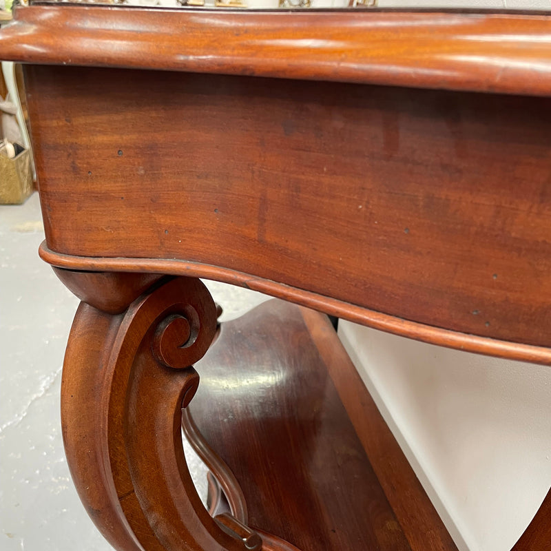 French 19th Century Louis XVI Style Mahogany Console Table