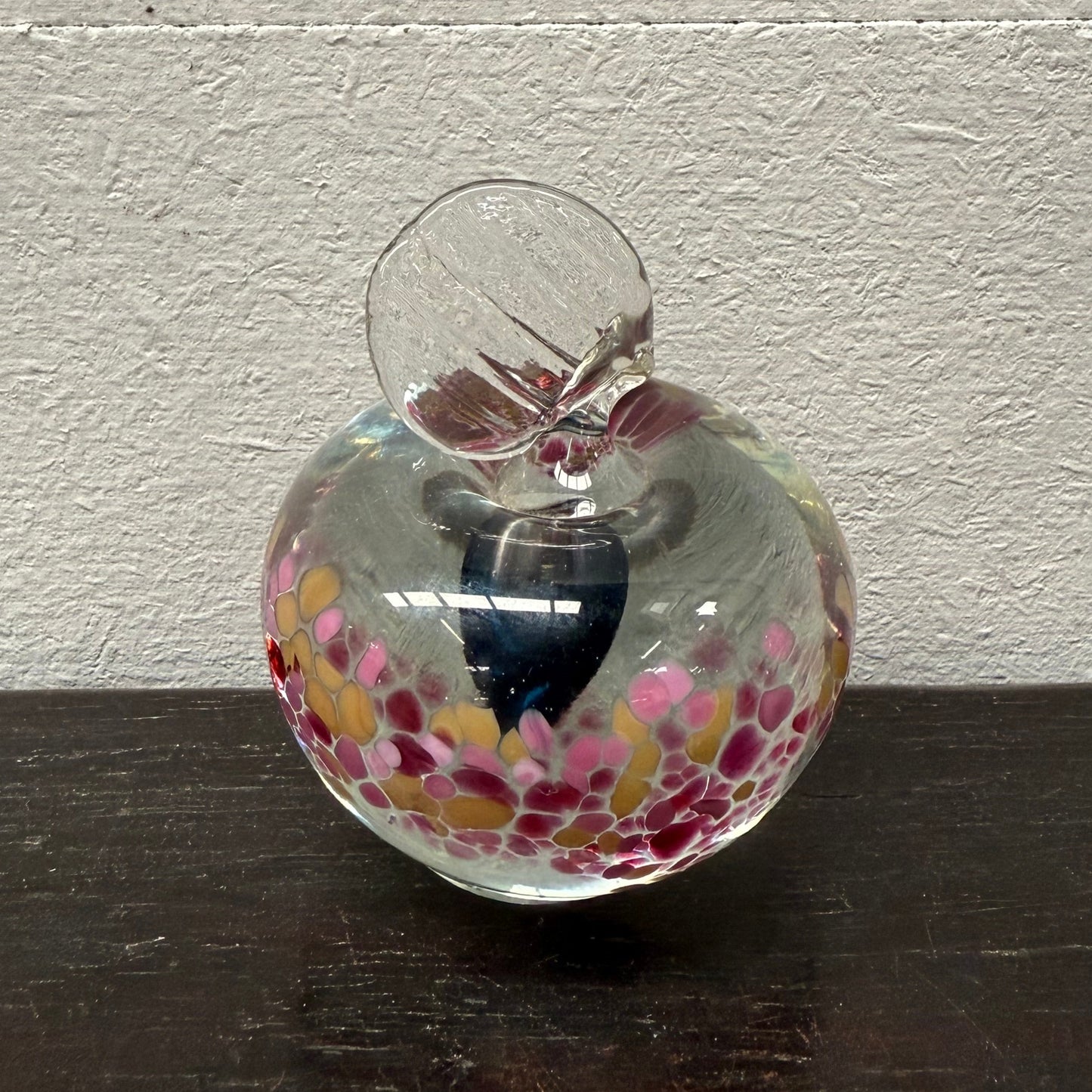 Hand Made & Signed Art Glass Apple