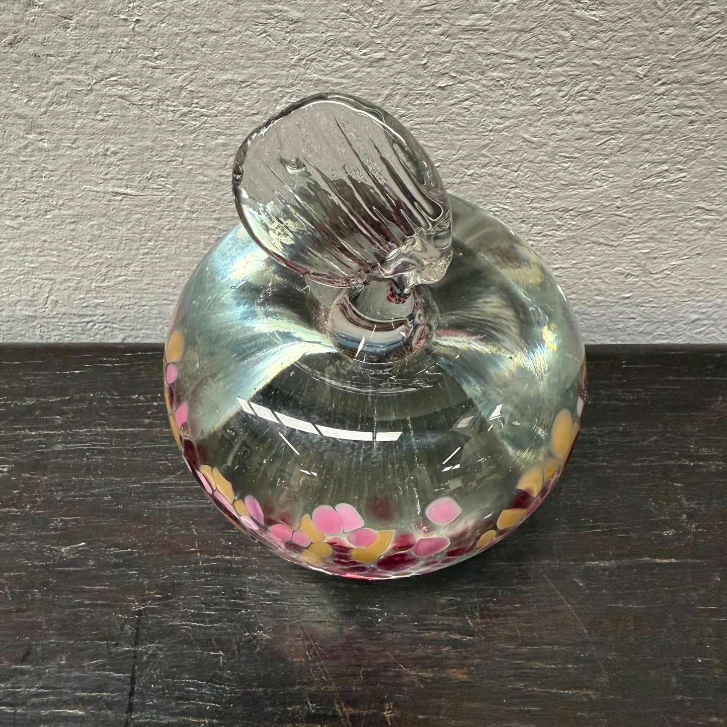 Hand Made & Signed Art Glass Apple